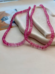Natural Pink Topaz Necklace