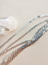 Silver 925 Italian Flat Marina Chain Necklace 1.5 mm