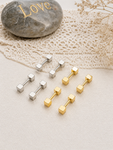 Cube Stud Earrings set