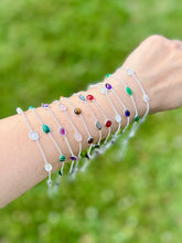 Pilar Teardrop Gemstone bracelet