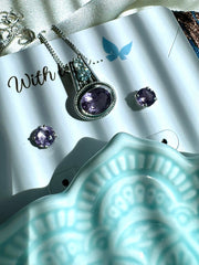 Pendant Gemstone Necklace | Amelia Necklace | Platazul