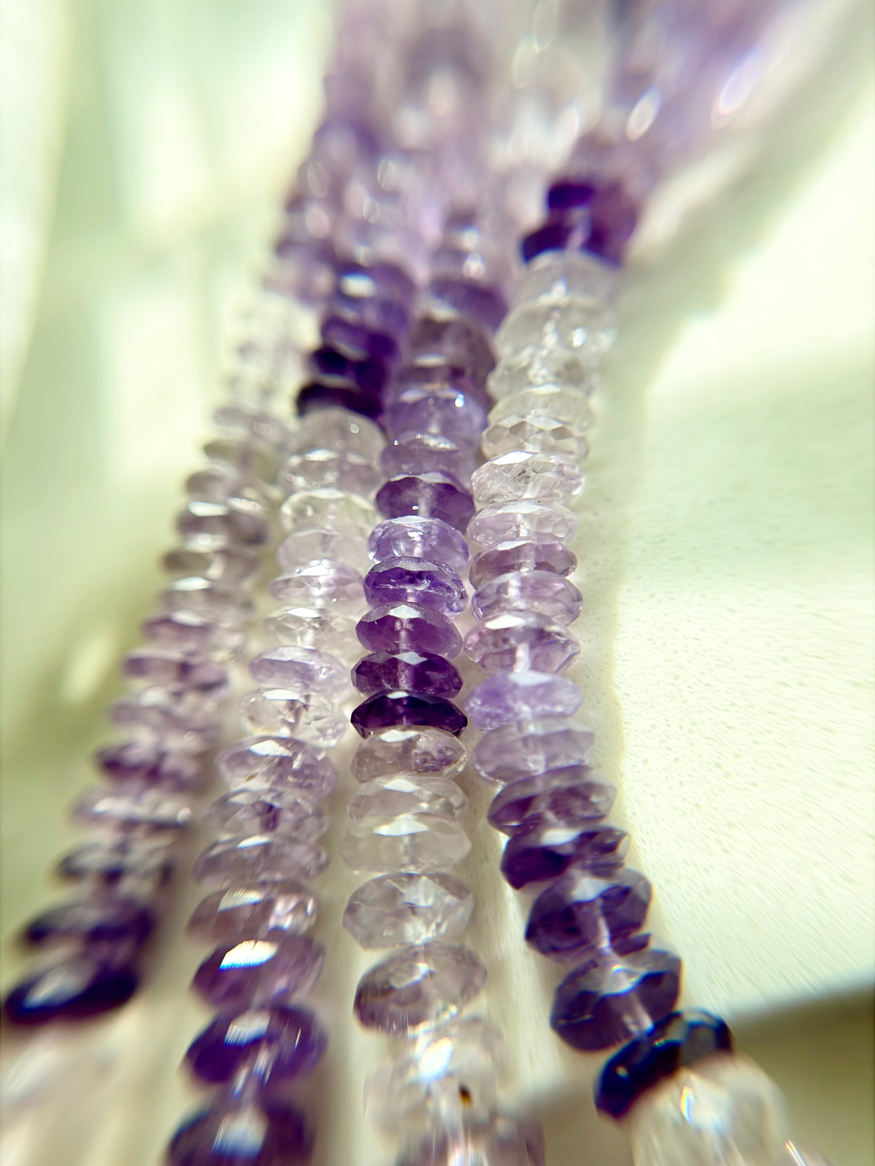 Natural Shaded Amethyst Necklace
