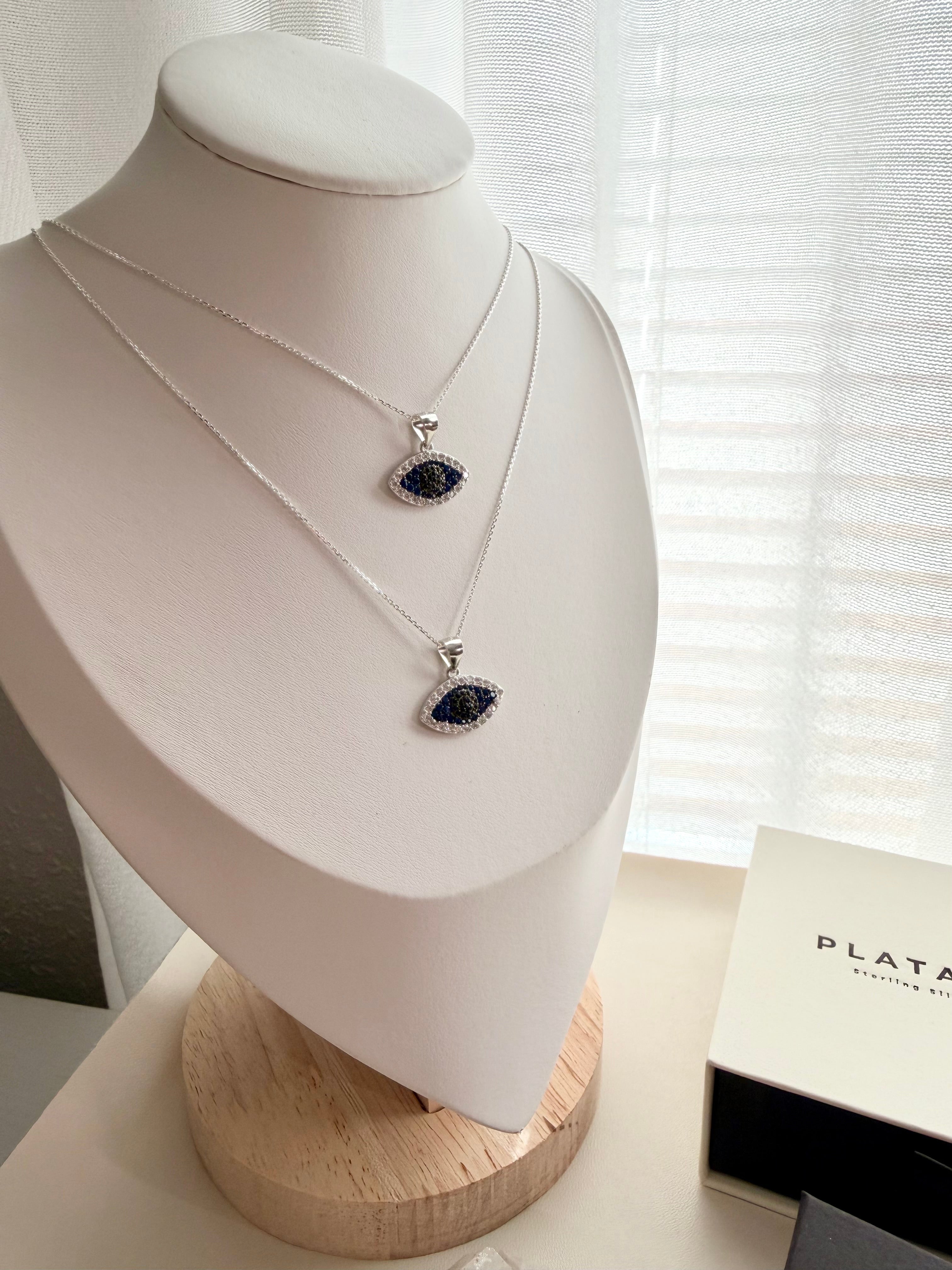 Zaria eye necklace