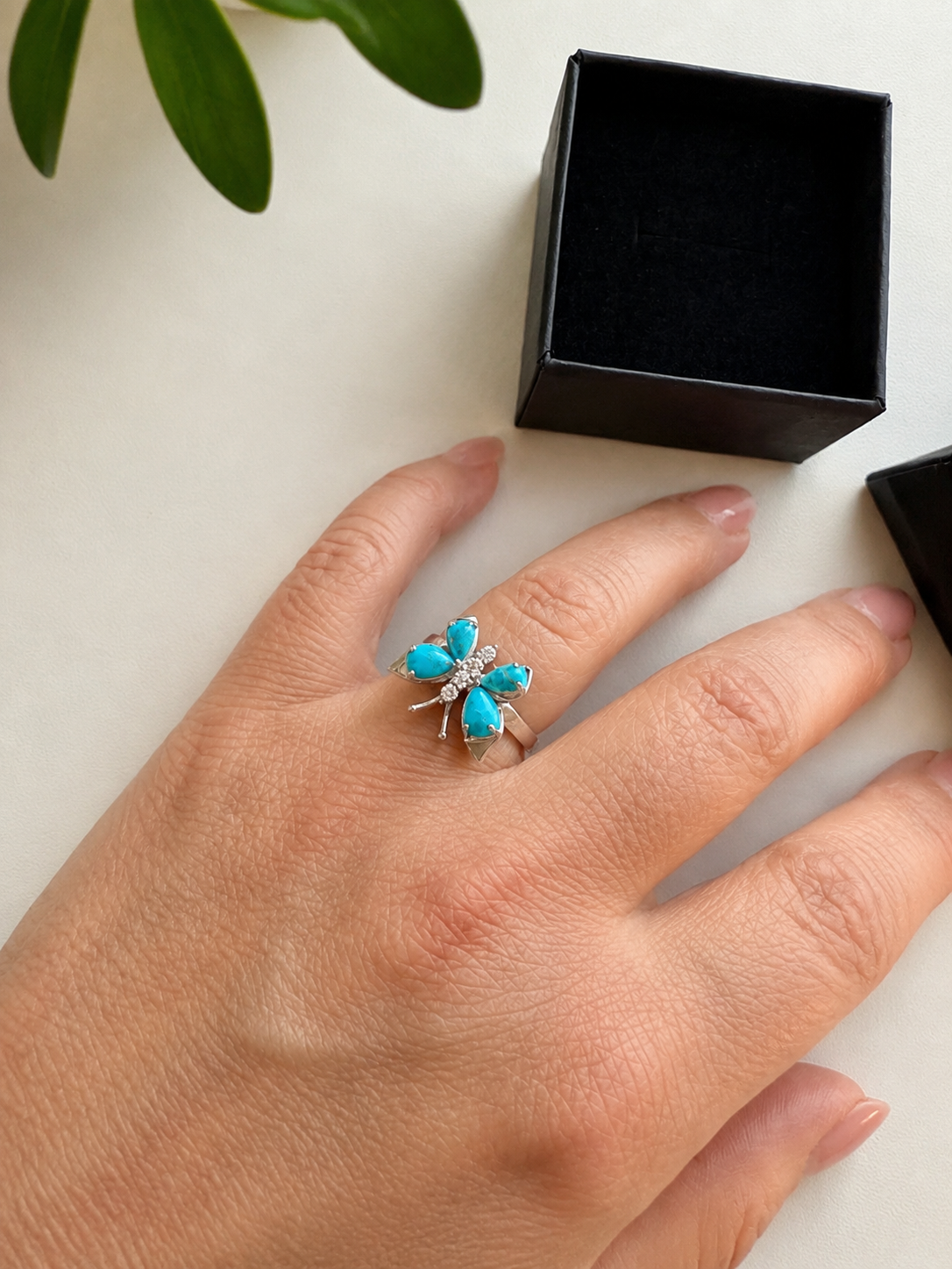 Sterling silver 925 nature inspired rings