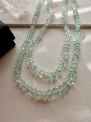 Natural Graduated Aquamarine Necklace