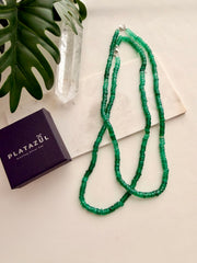 Natural Green Onyx necklace