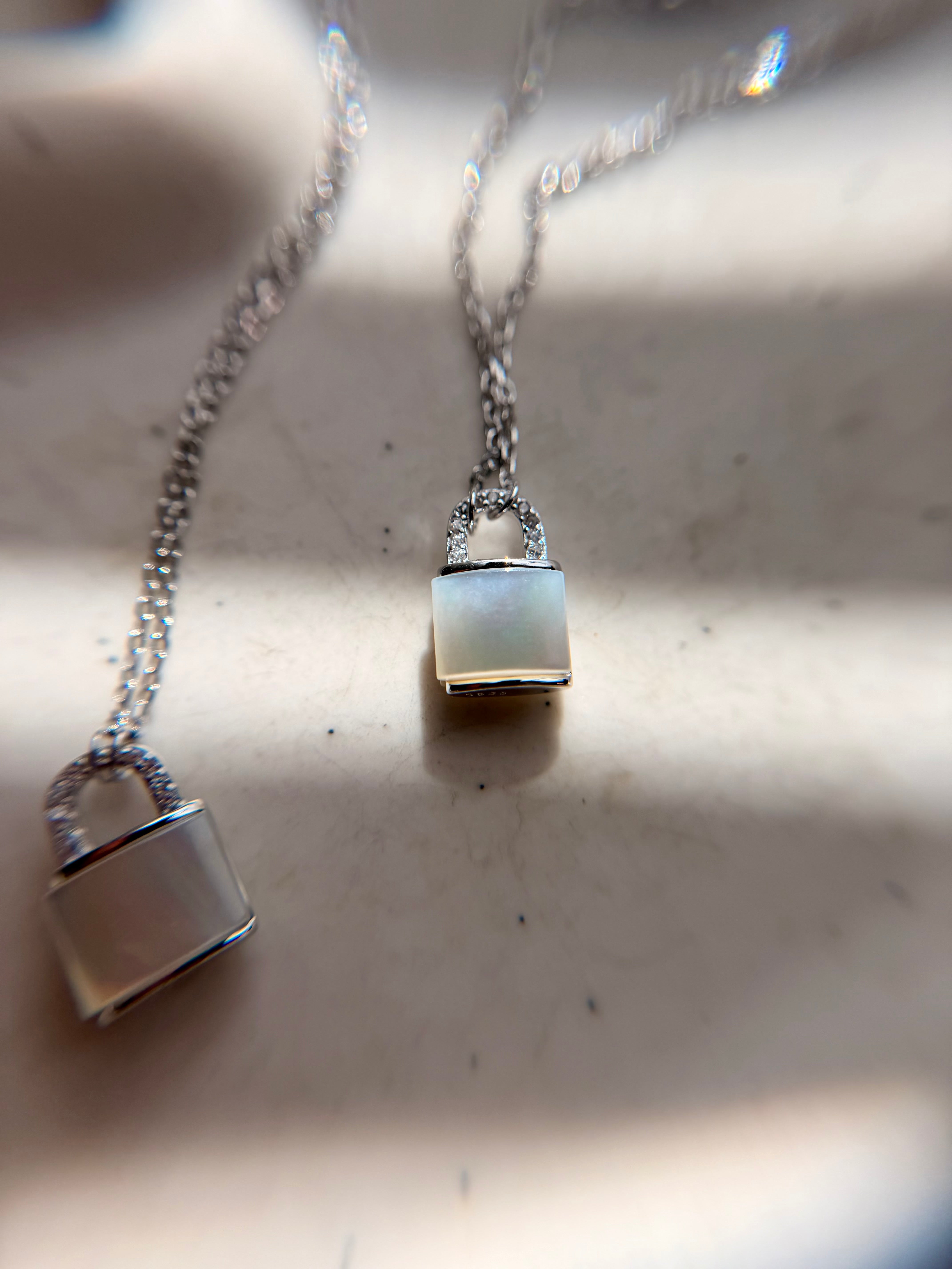Nube lock necklace