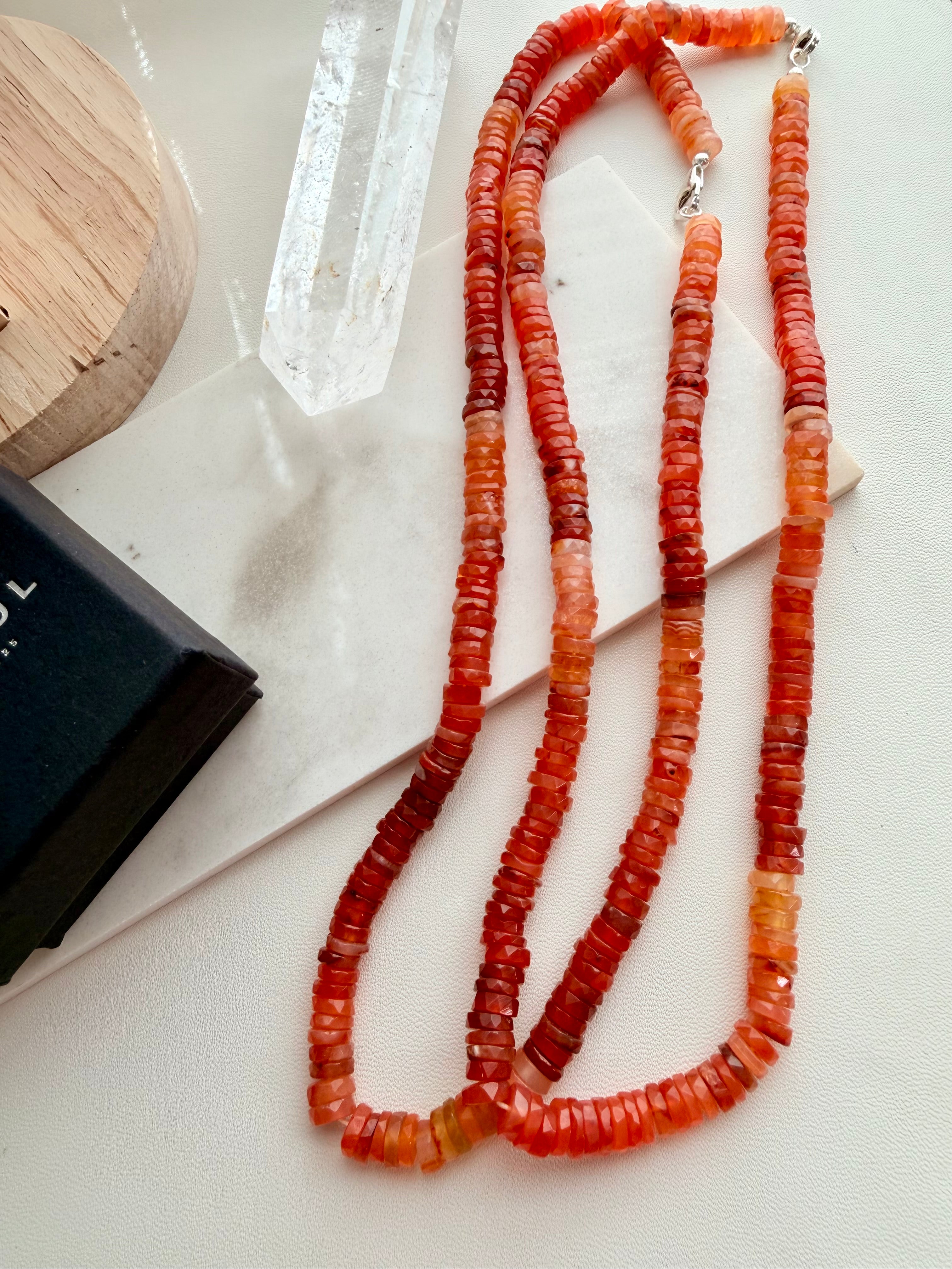 Natural Carnelian necklace