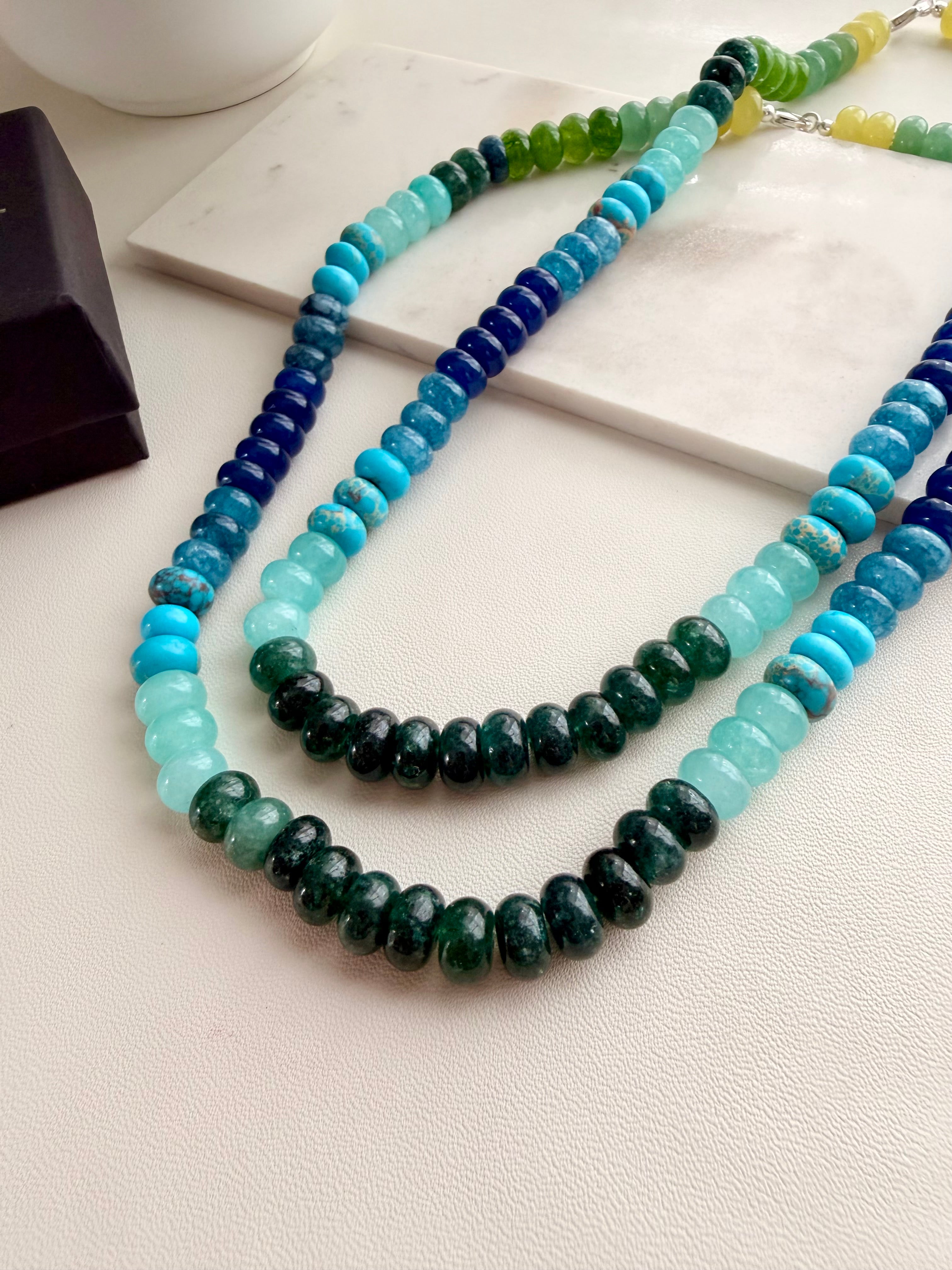Colorful Natural Quartz Necklace