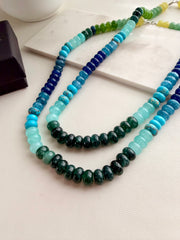 Colorful Natural Quartz Necklace
