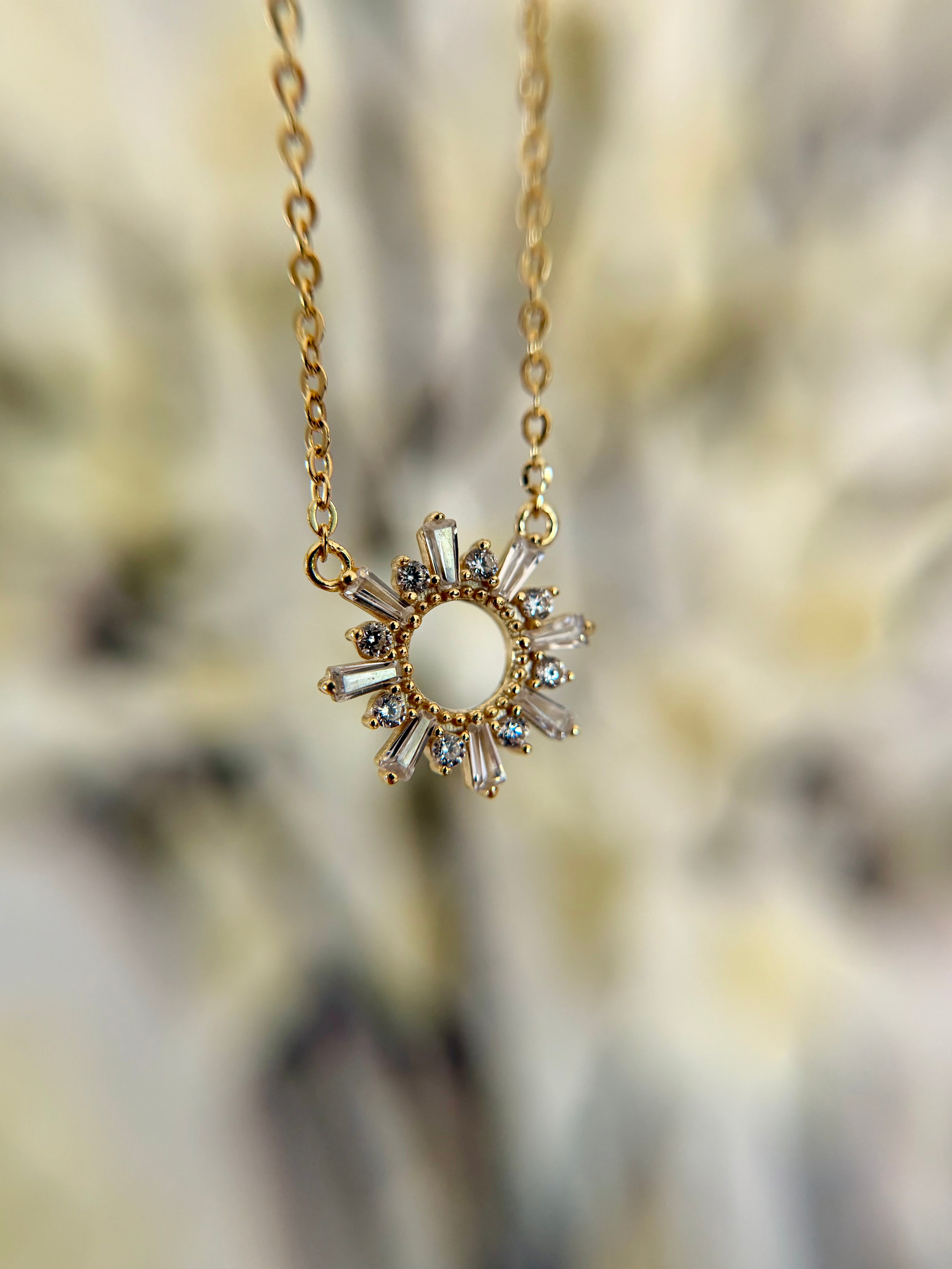 Raquel Sunburst necklace