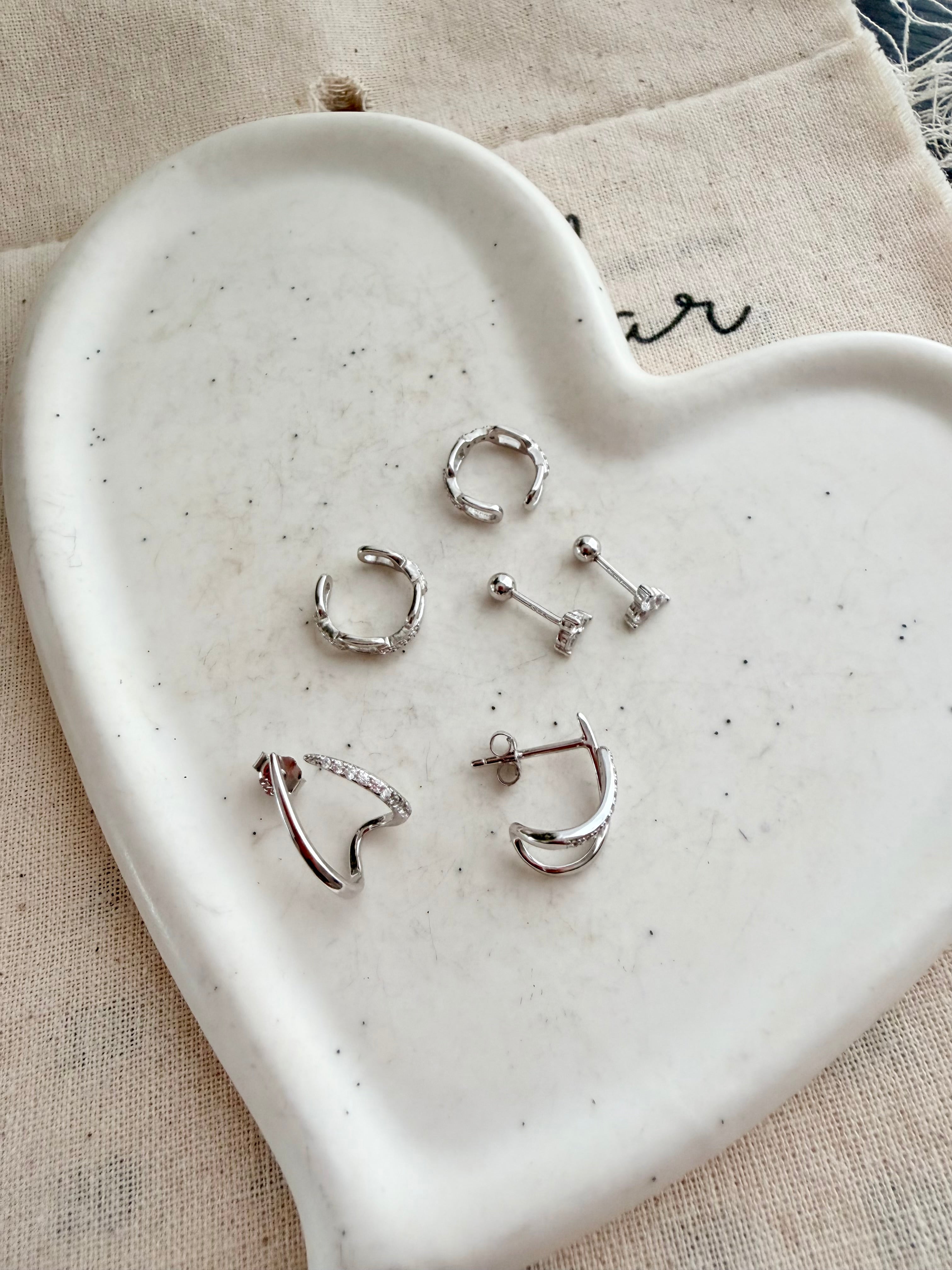 Curated Sterling Silver Ear Party Set