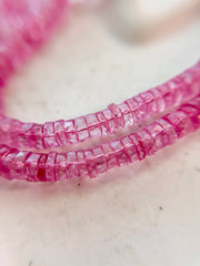 Natural Pink Topaz Necklace