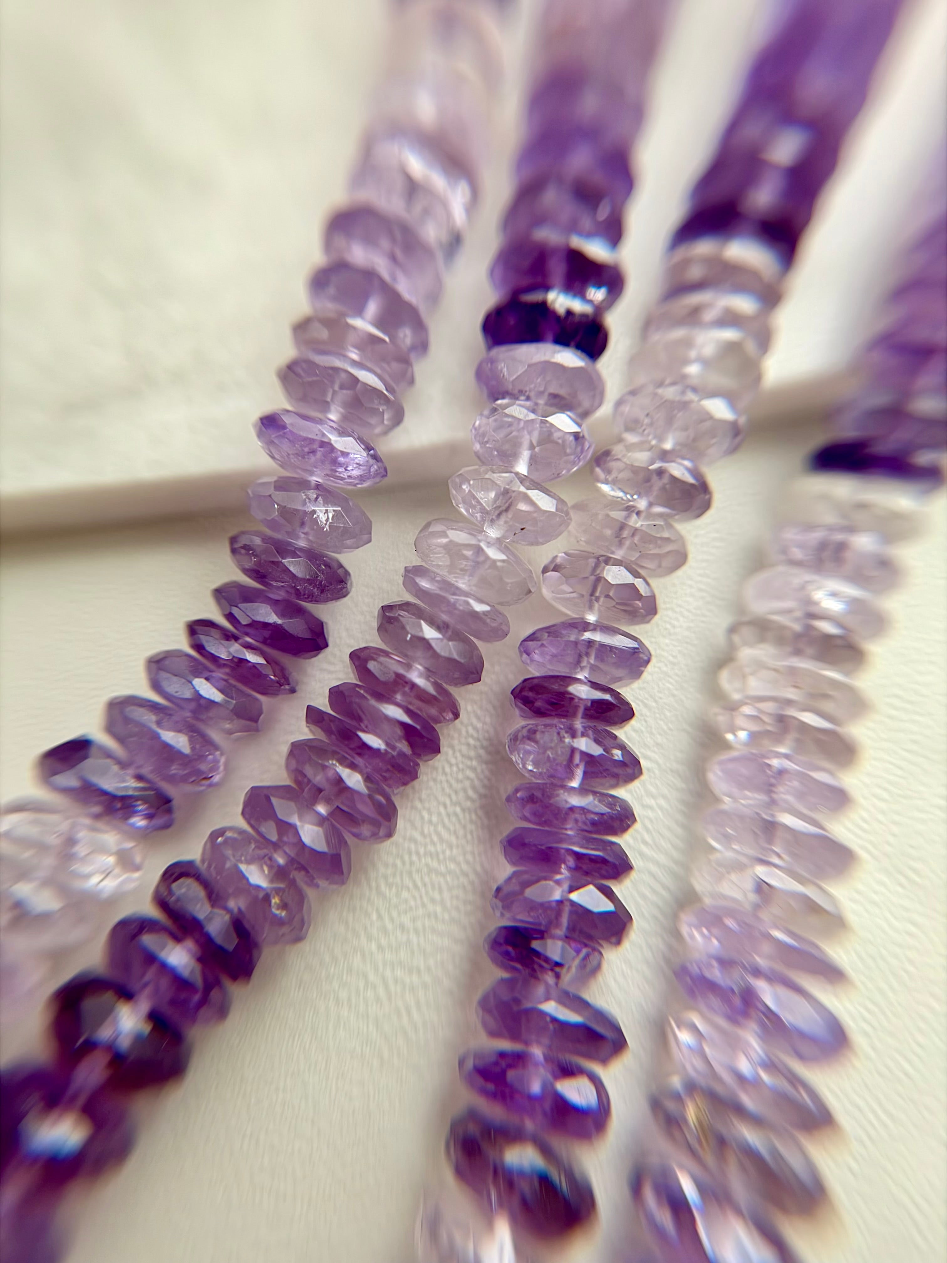 Natural Shaded Amethyst Necklace