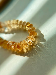Shaded Natural Citrine Necklace