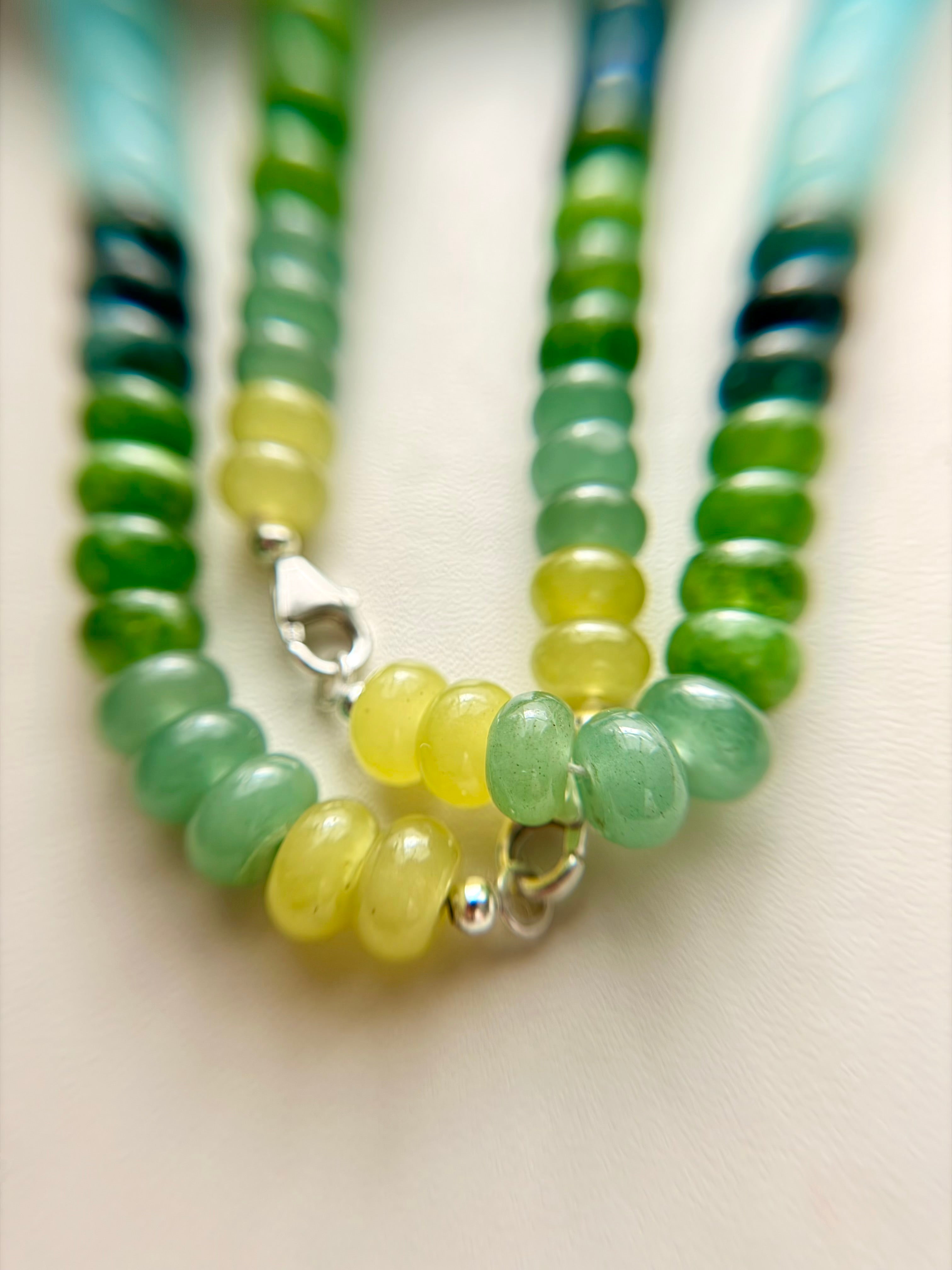 Colorful Natural Quartz Necklace