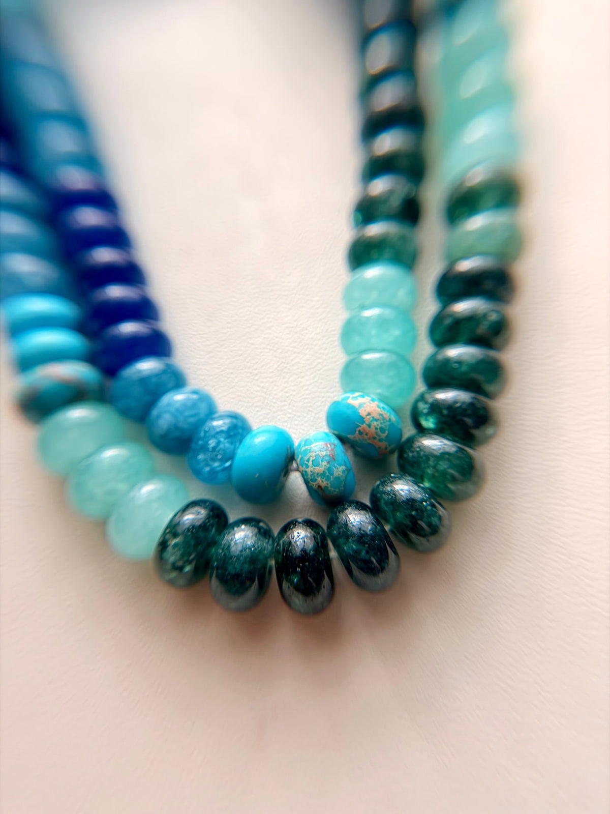 Colorful Natural Quartz Necklace