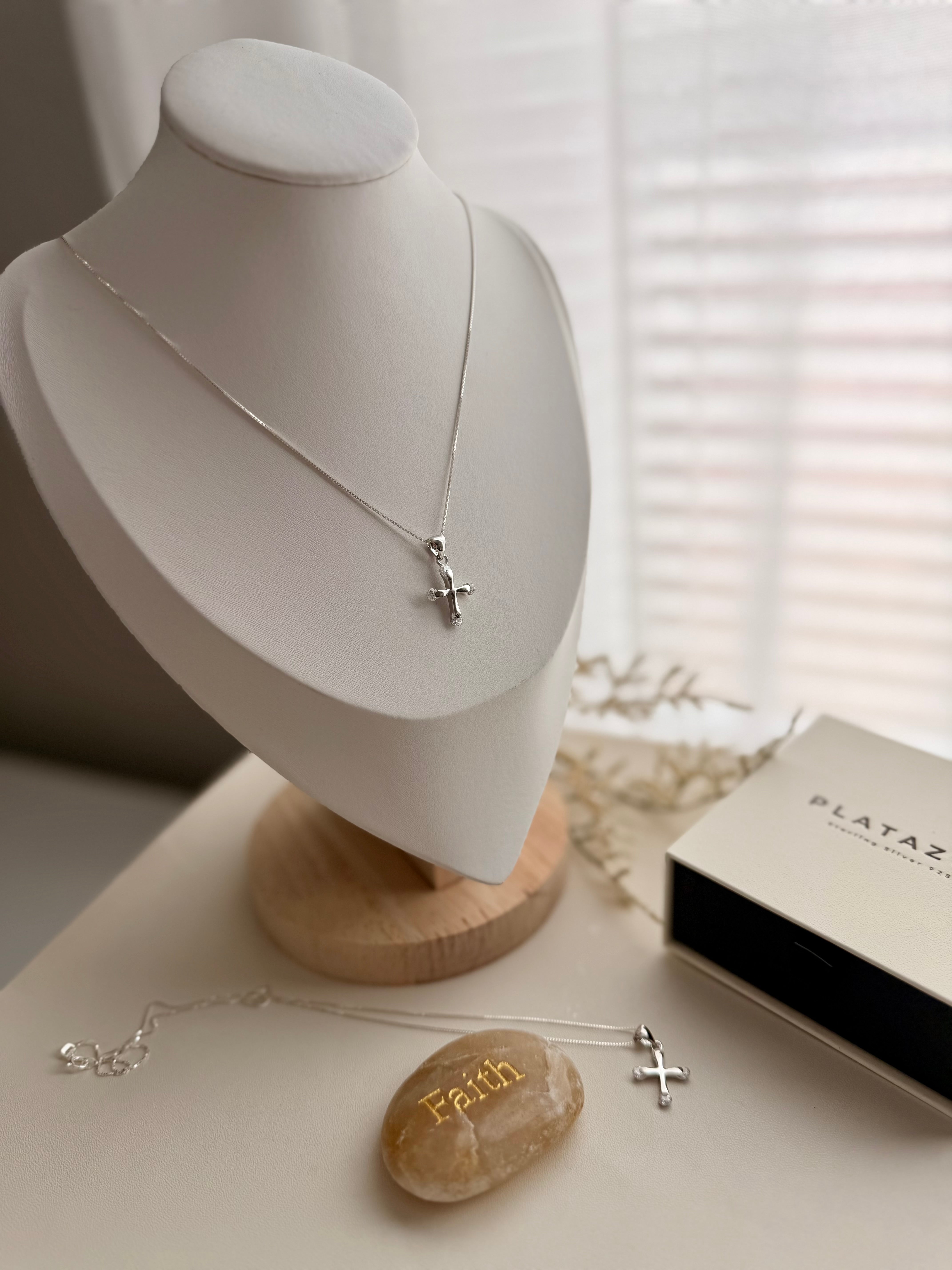 Grace cross necklace