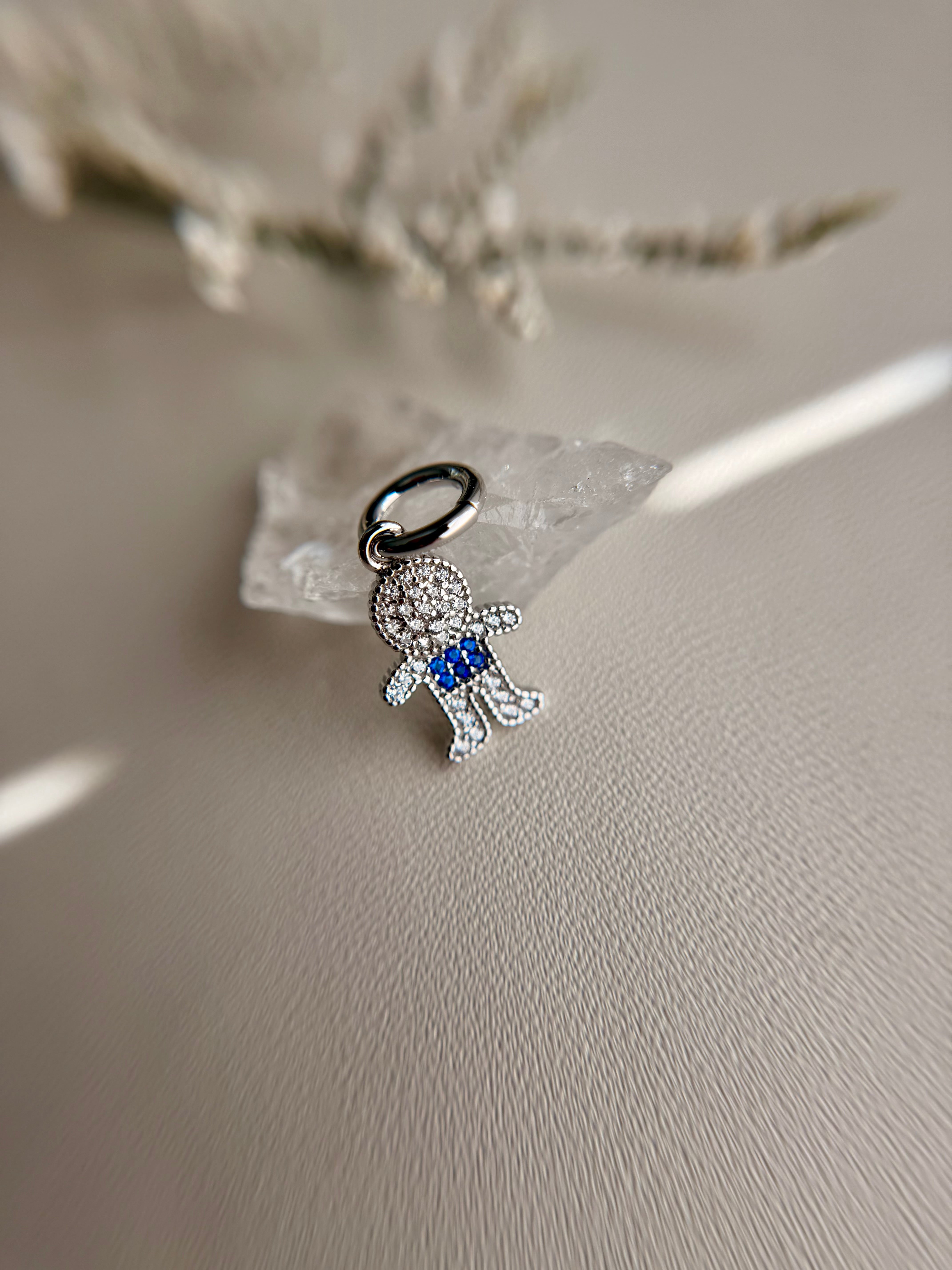 Sterling Silver 925 Boy & Girl Charms