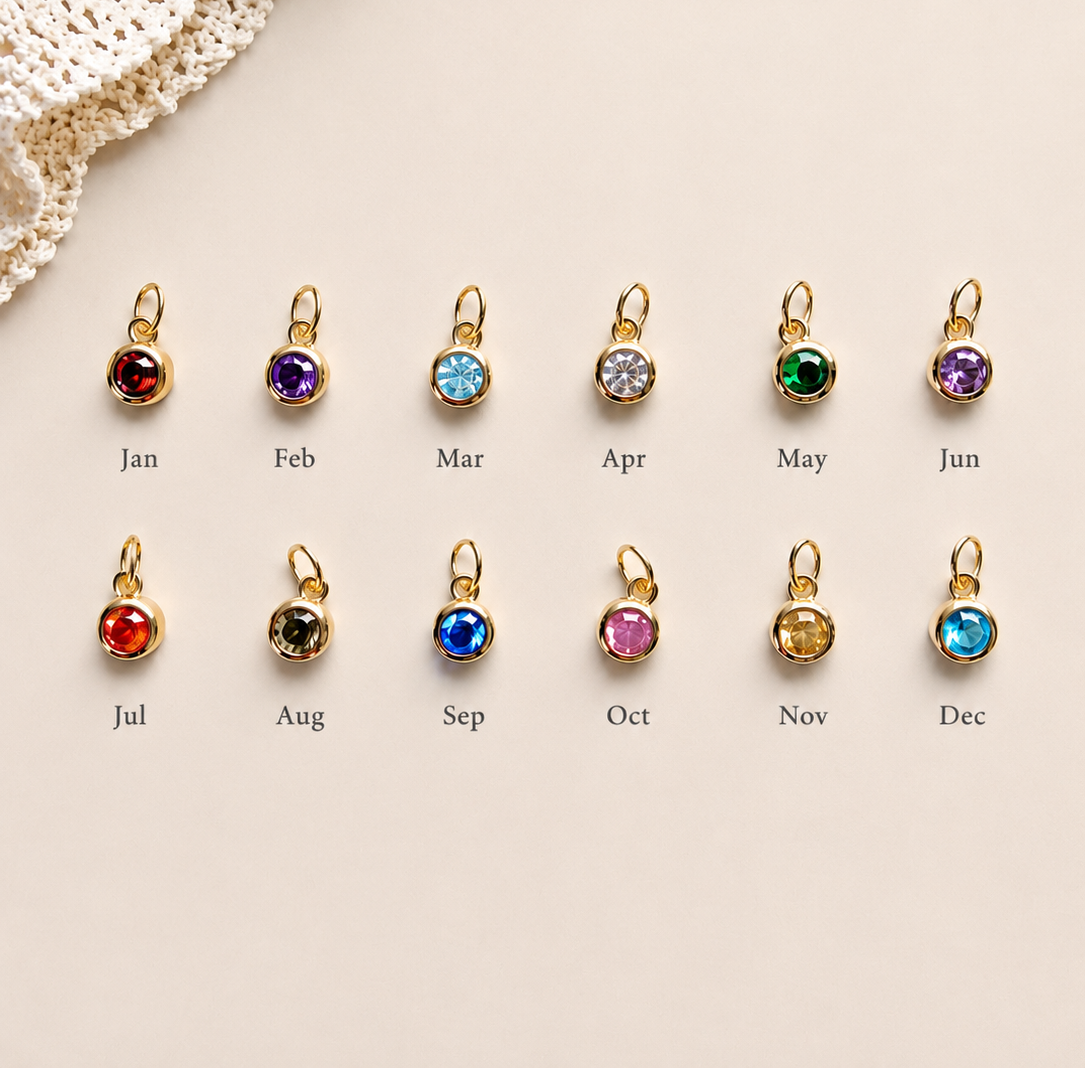 PLATAZUL Birthstone Charm