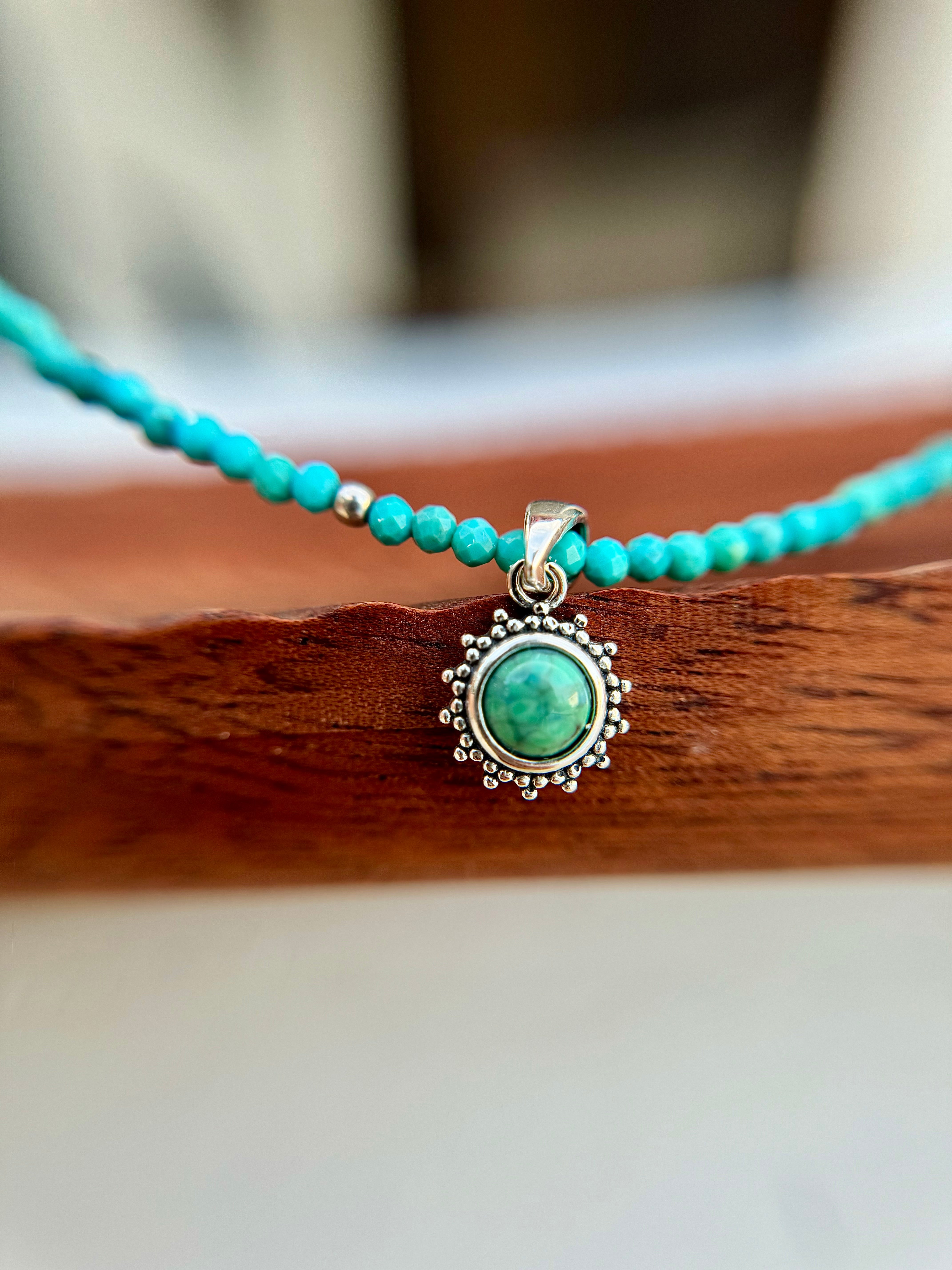 Necklace With Gemstone | Azul Necklace | Platazul