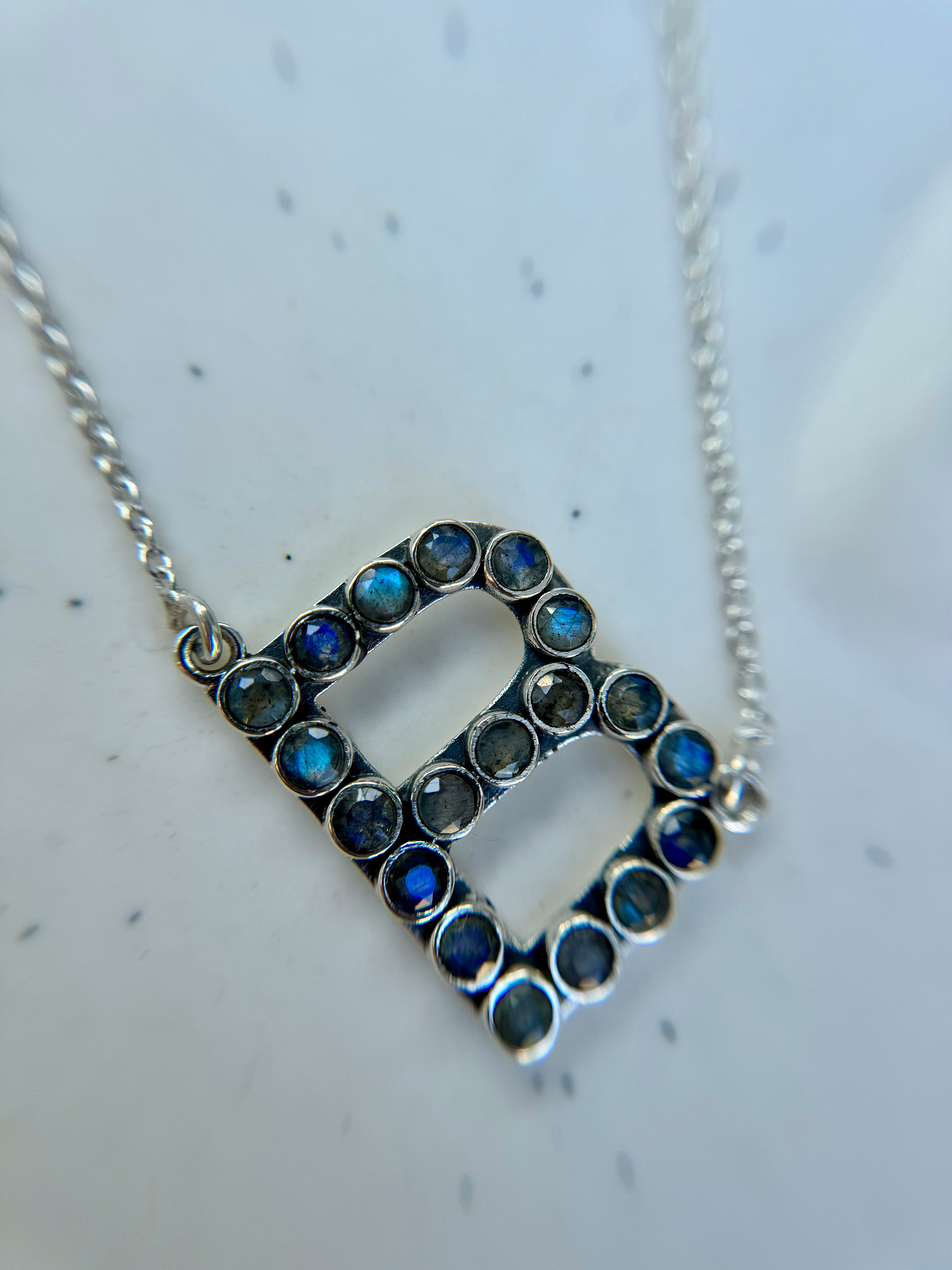 Initial Pendant Necklace | Paloma Necklace | Platazul