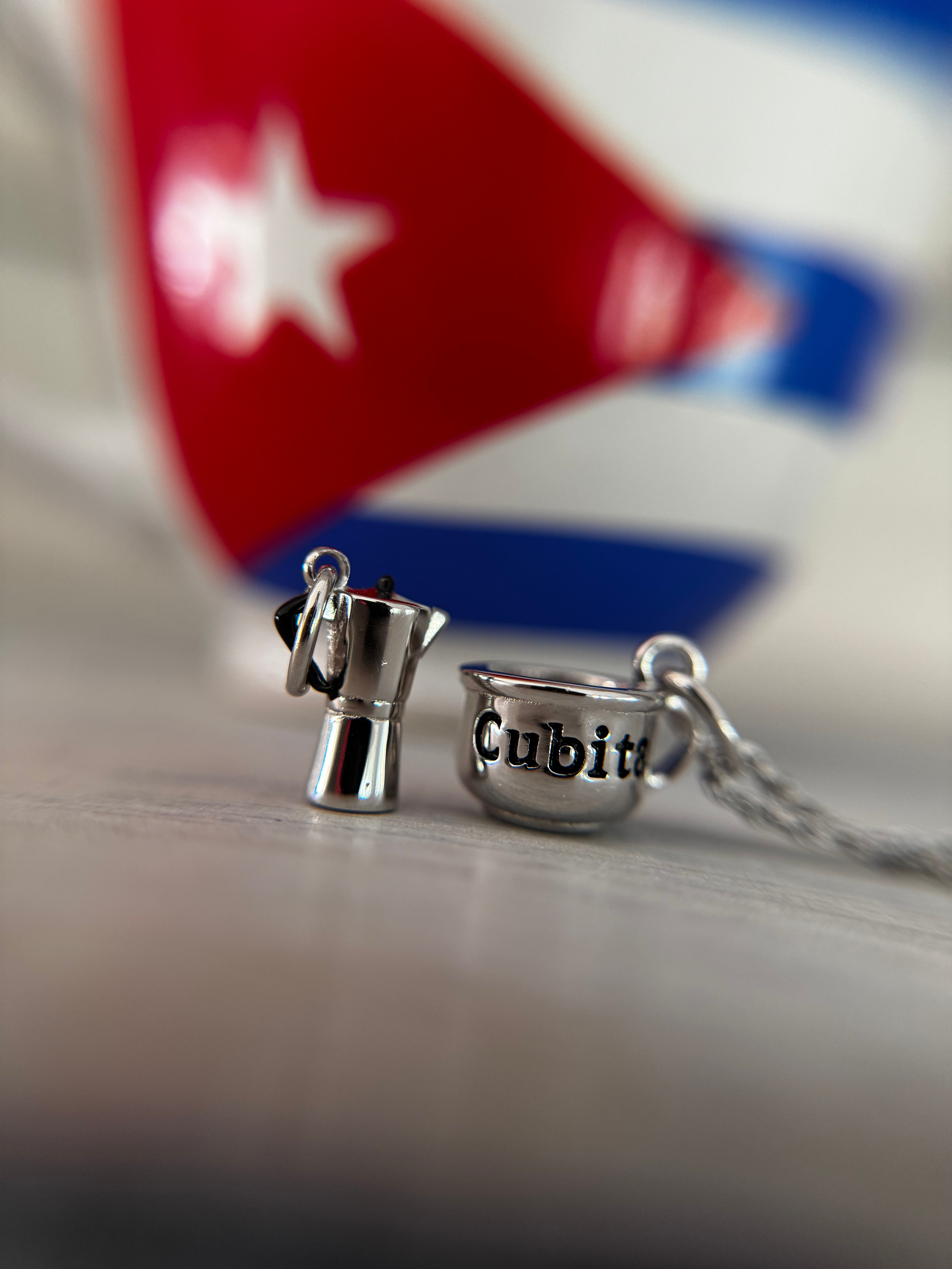 Cuban Coffee Maker Charm