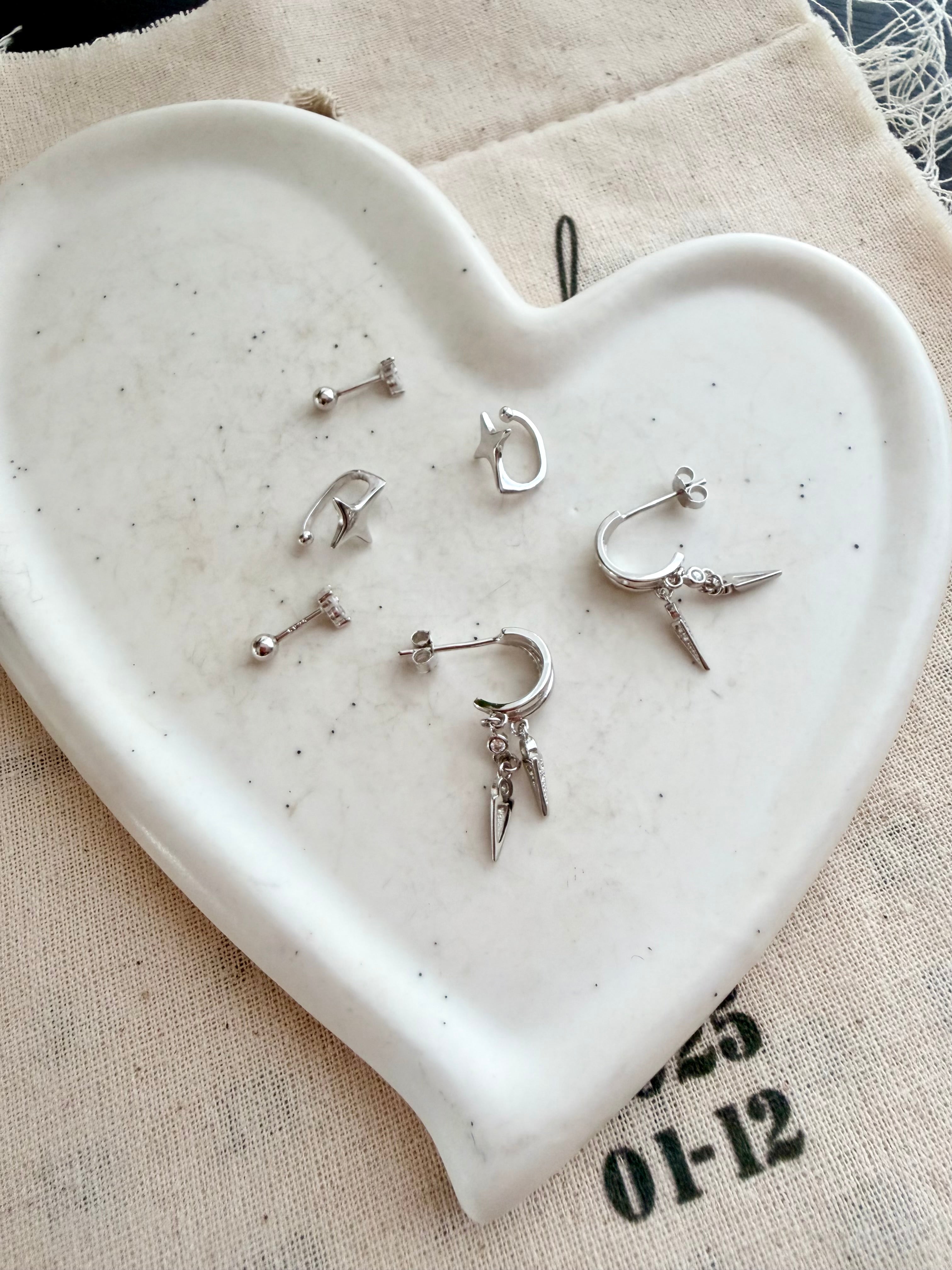 Curated Sterling Silver Ear Party Set