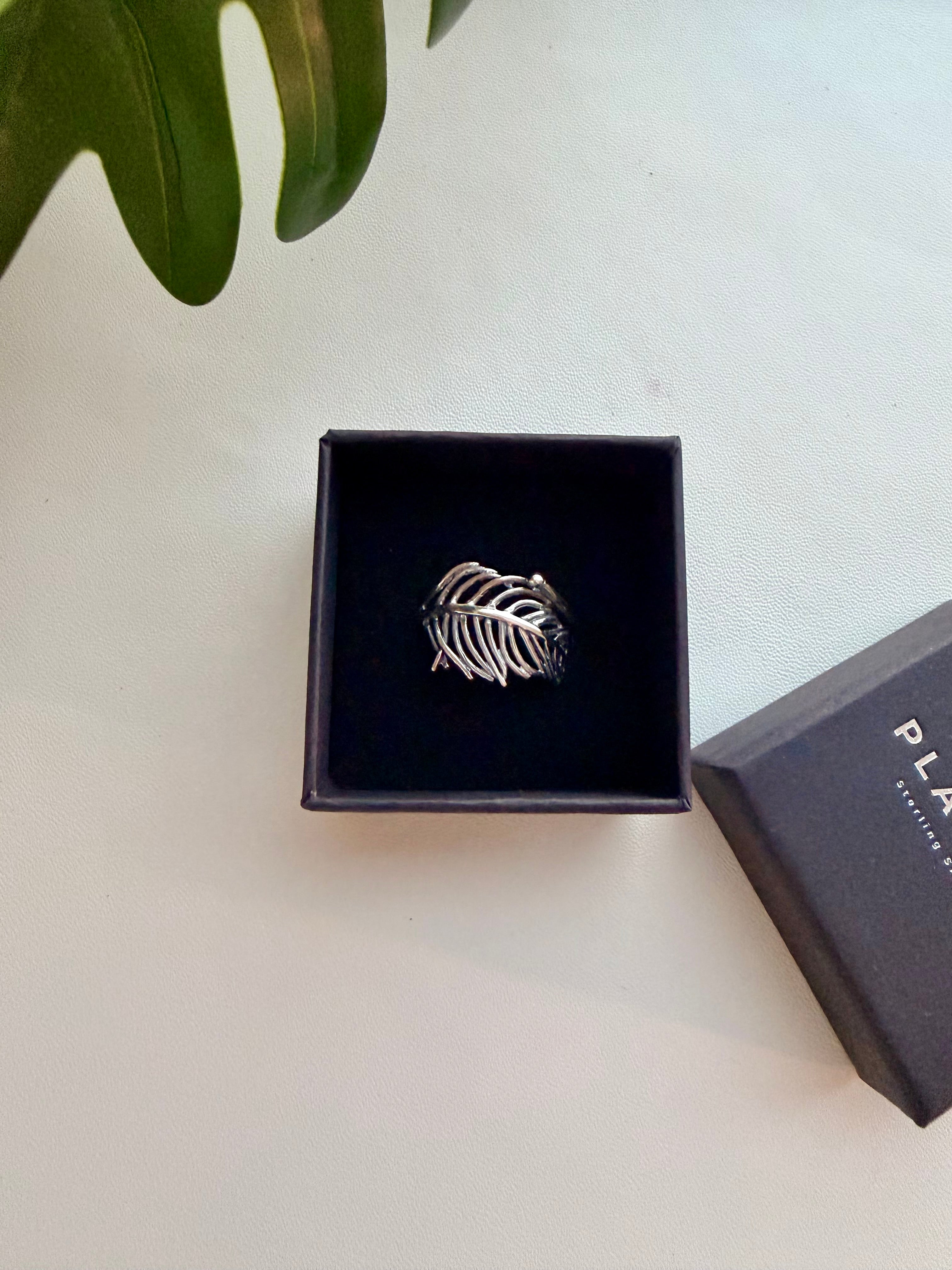 Sterling silver 925 nature inspired rings