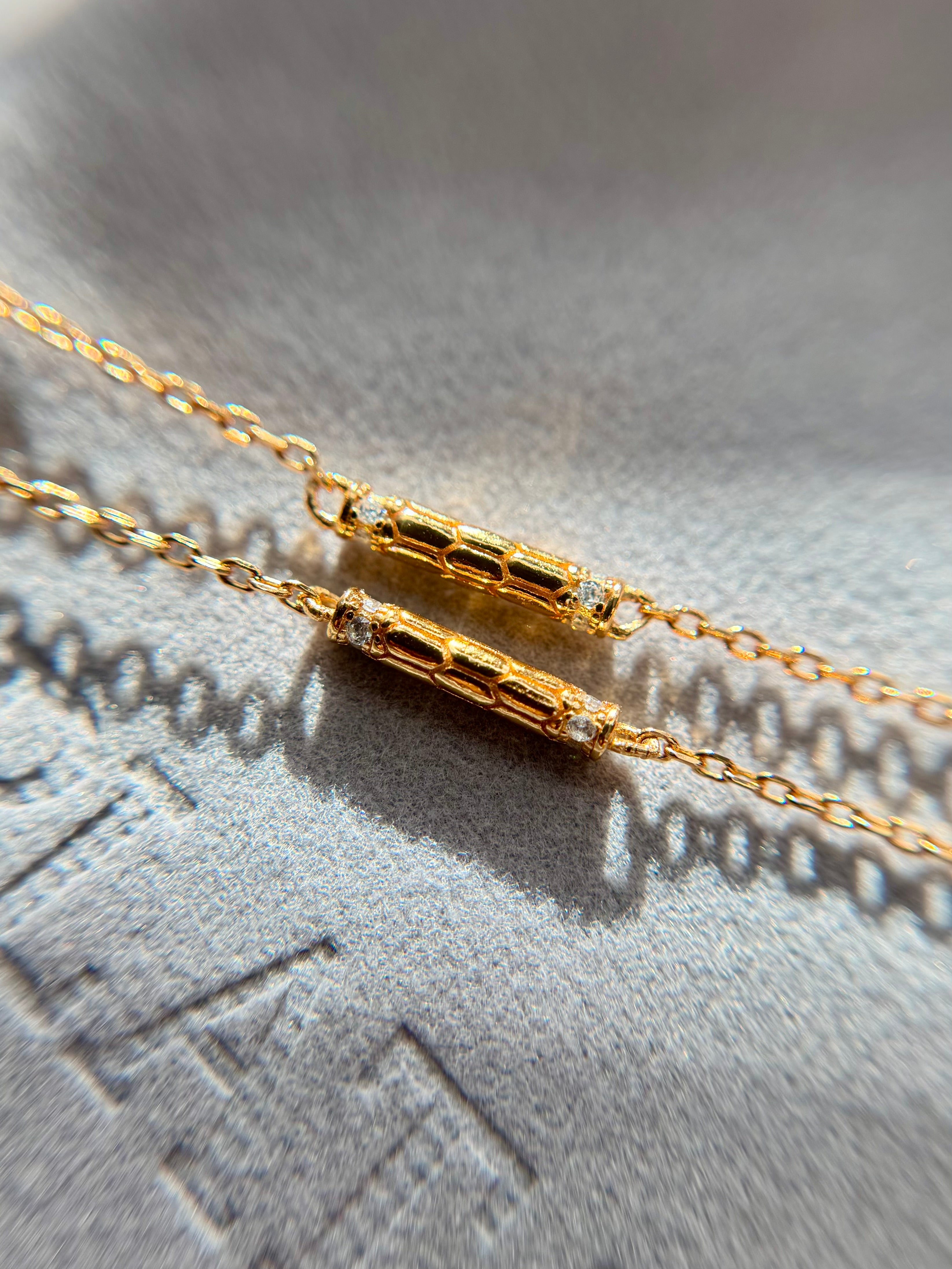 Oriana station necklace