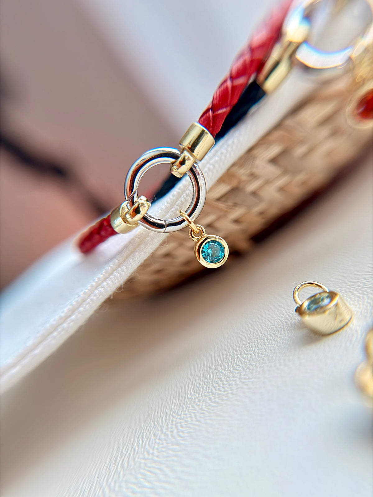Birthstone Leather Bracelet