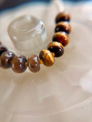 Sterling Silver 14K Gold Plated Tiger’s Eye necklace