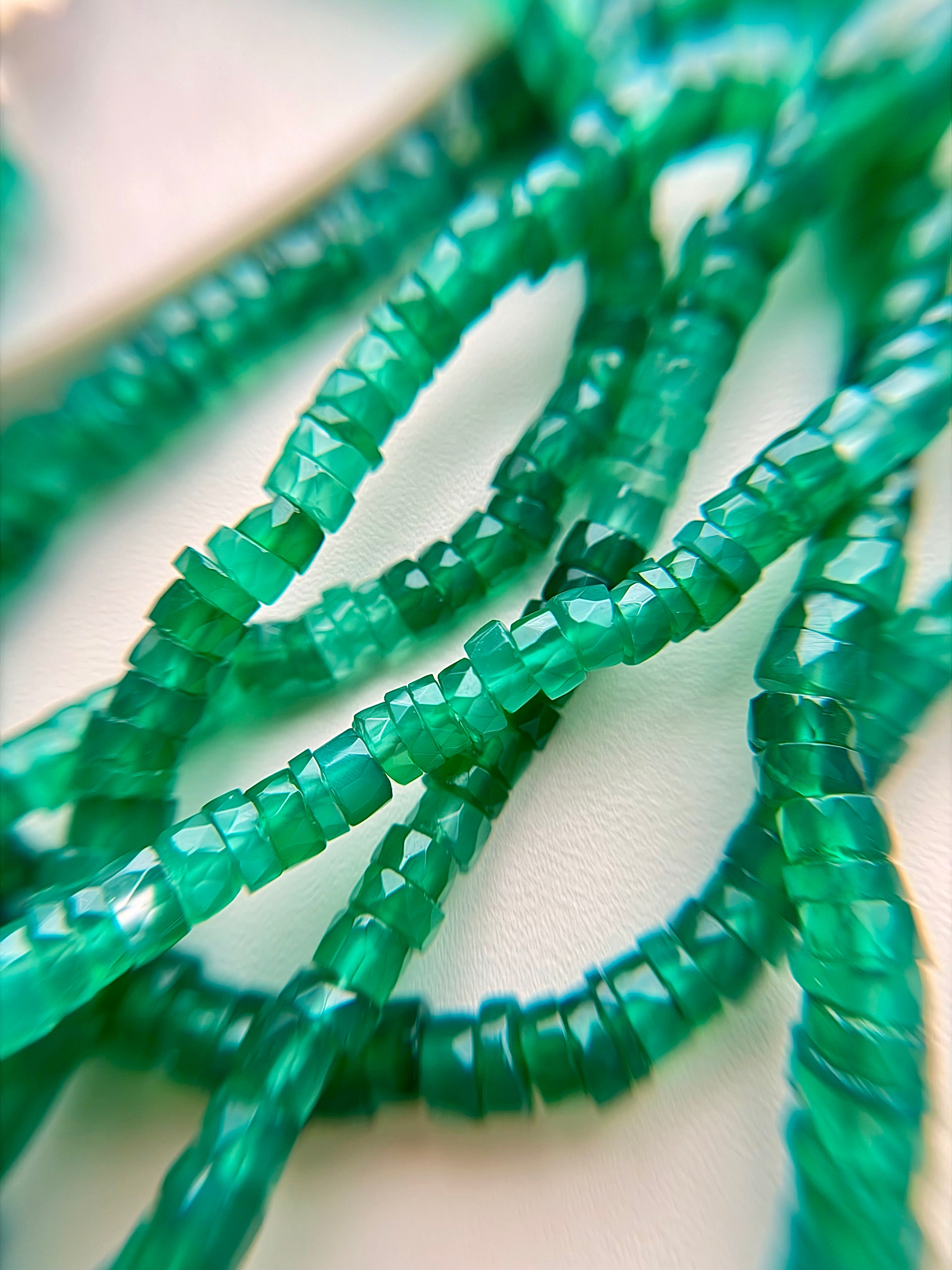 Natural Green Onyx necklace