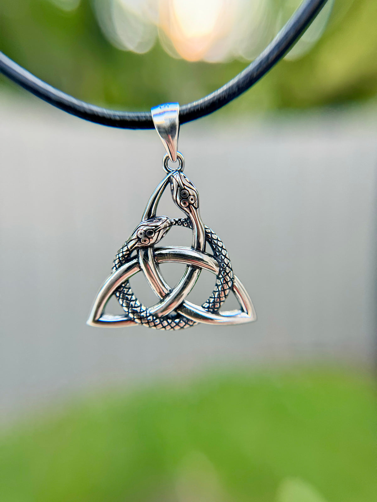 Ouroboros Necklace Silver | Orla Necklace | Platazul