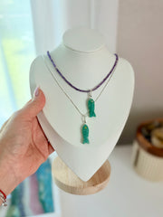 Marino Amazonite Fish Pendant