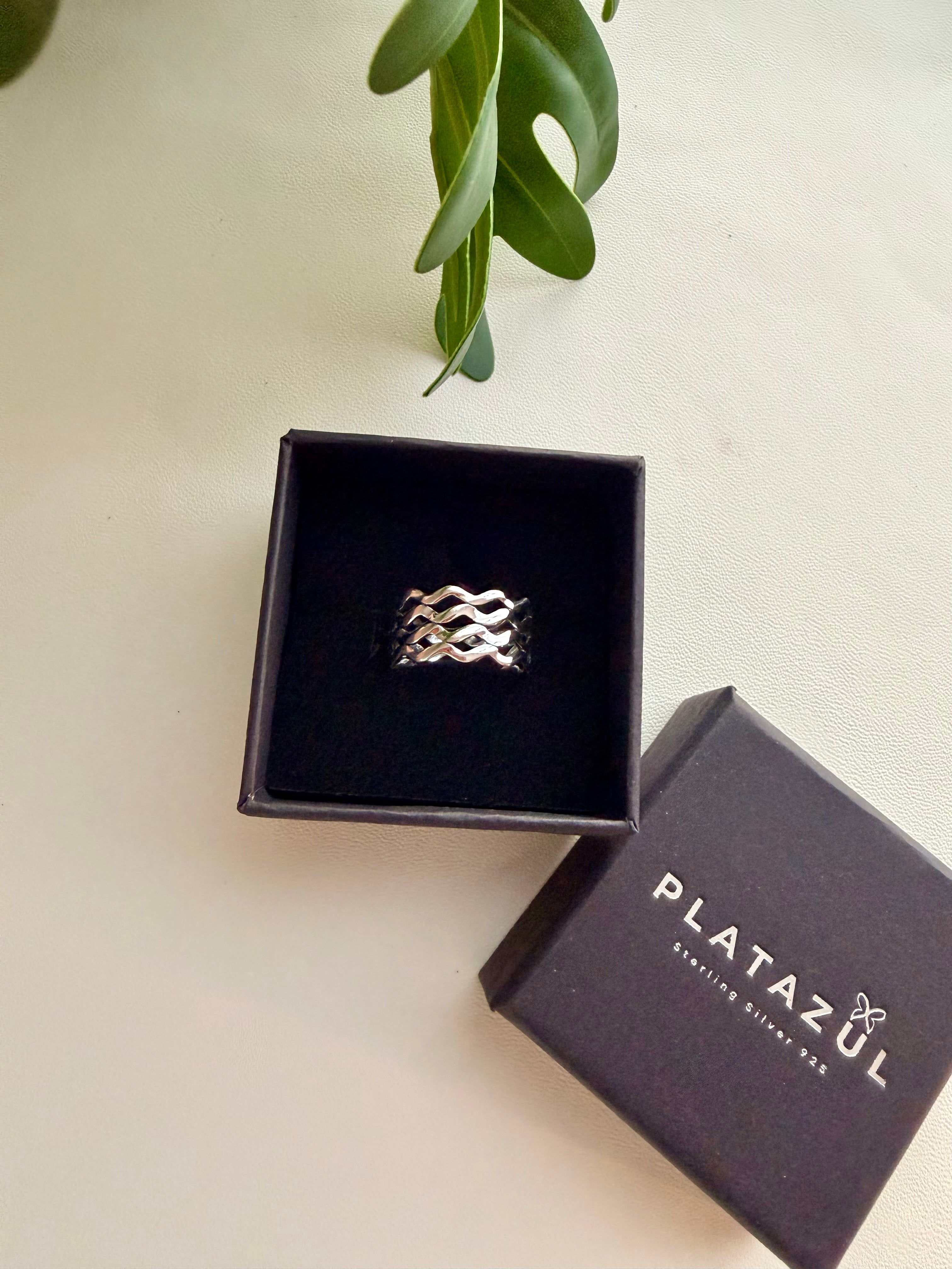 Sterling silver 925 nature inspired rings