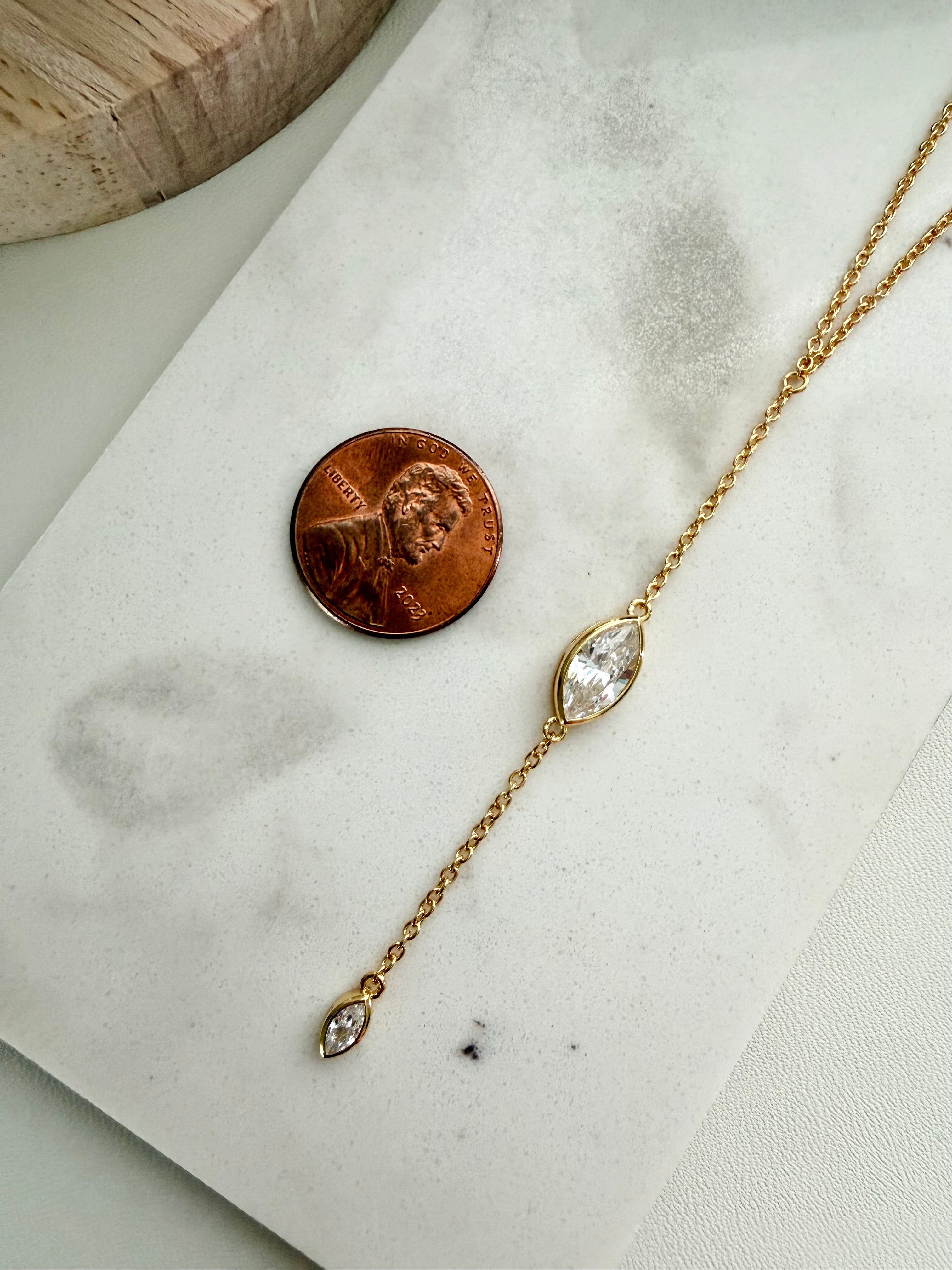 Camille Lariat Necklace