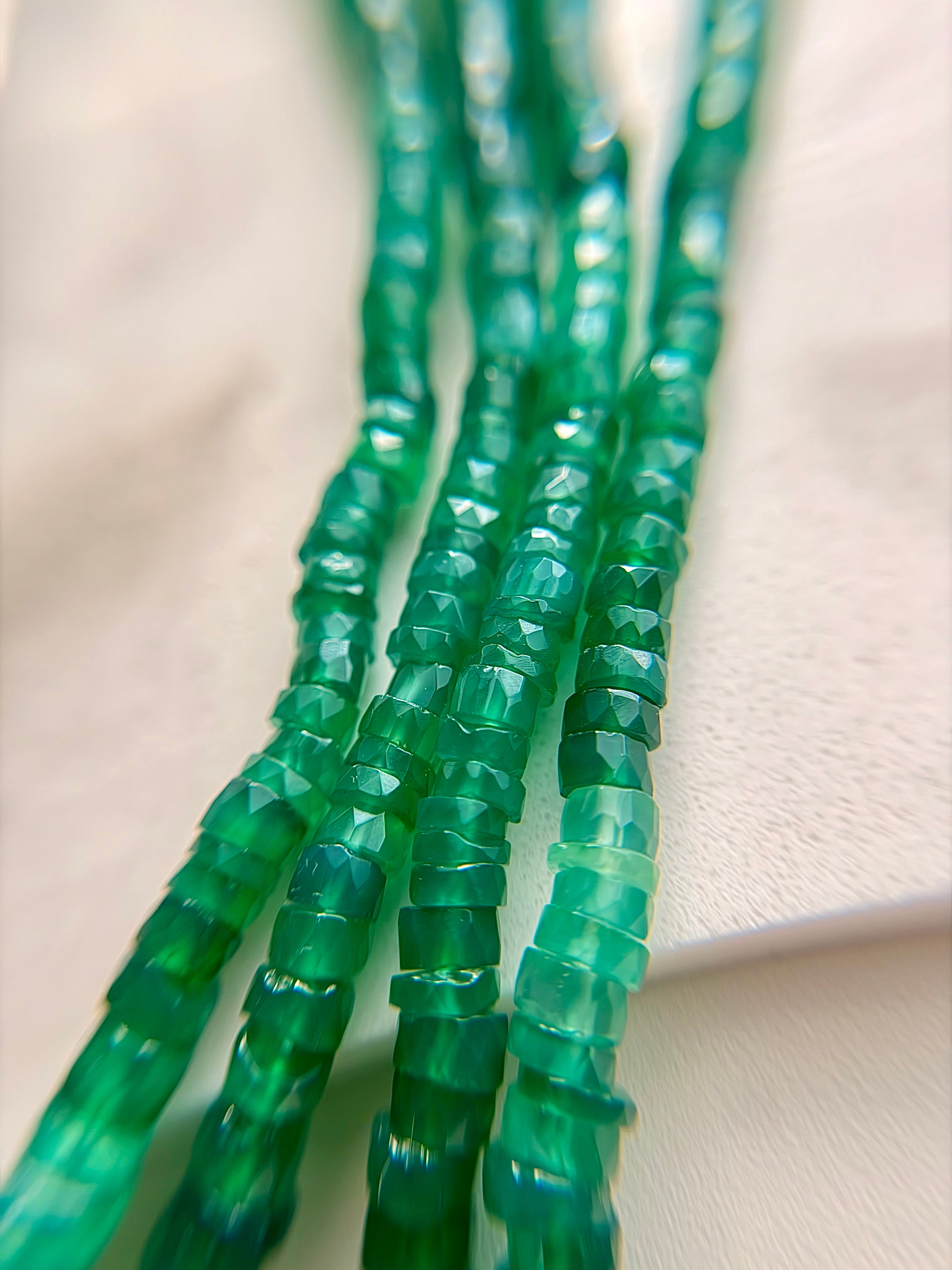 Natural Green Onyx necklace