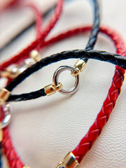 Birthstone Leather Bracelet