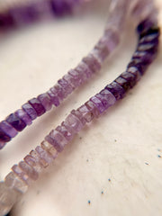 Shaded natural Amethyst Faceted Necklace