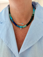 Colorful Natural Quartz Necklace