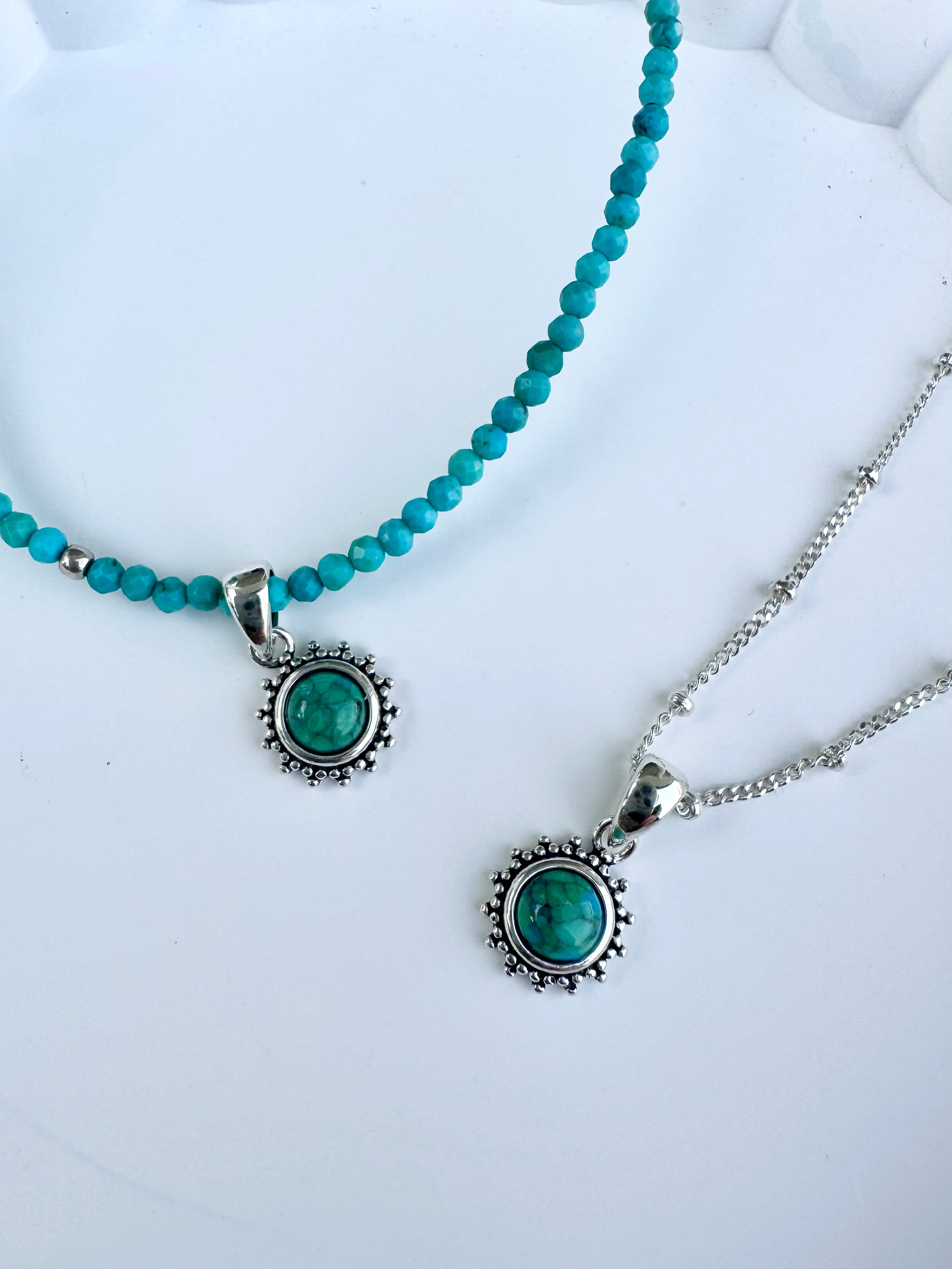 Necklace With Gemstone | Azul Necklace | Platazul