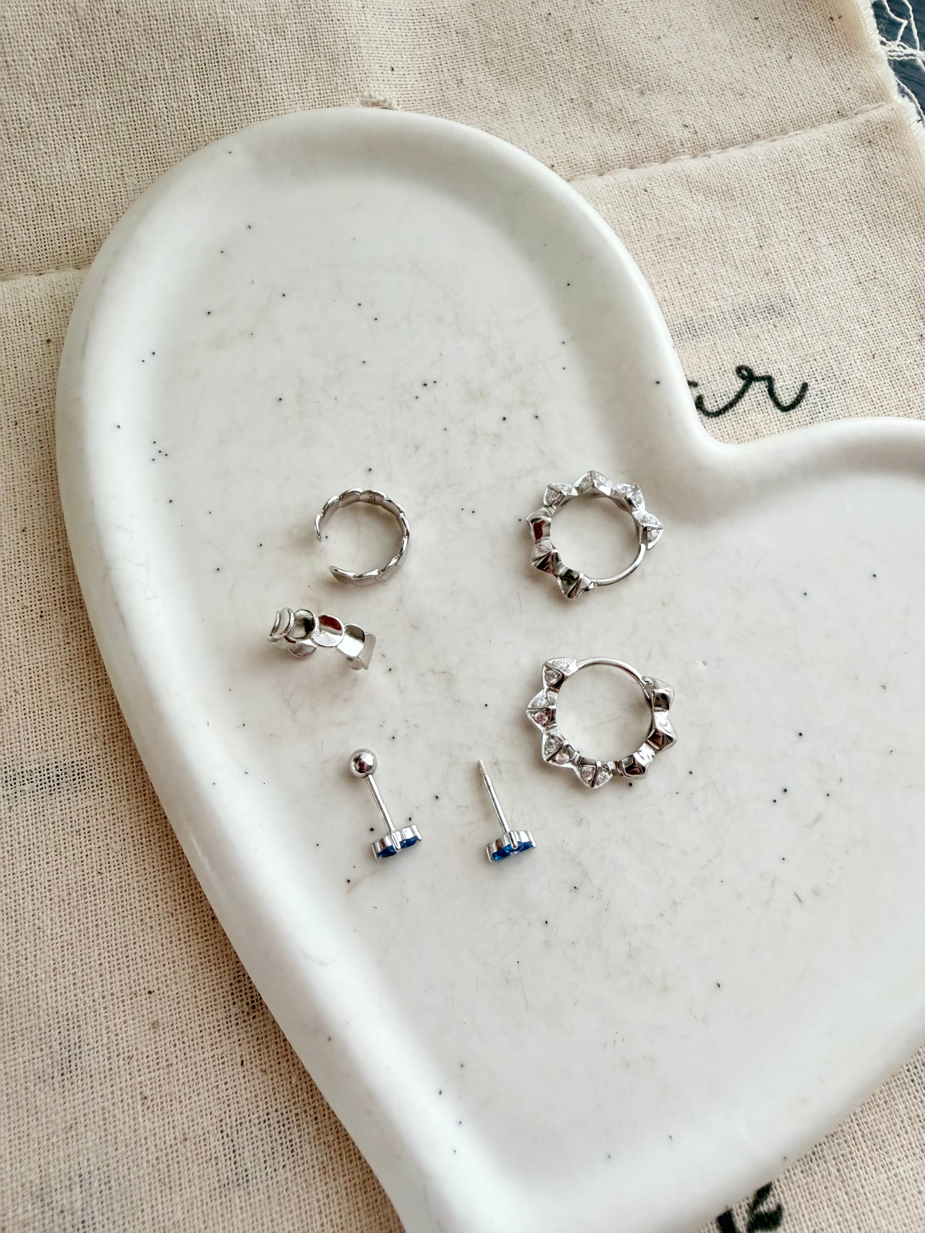 Curated Sterling Silver Ear Party Set