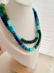 Colorful Natural Quartz Necklace
