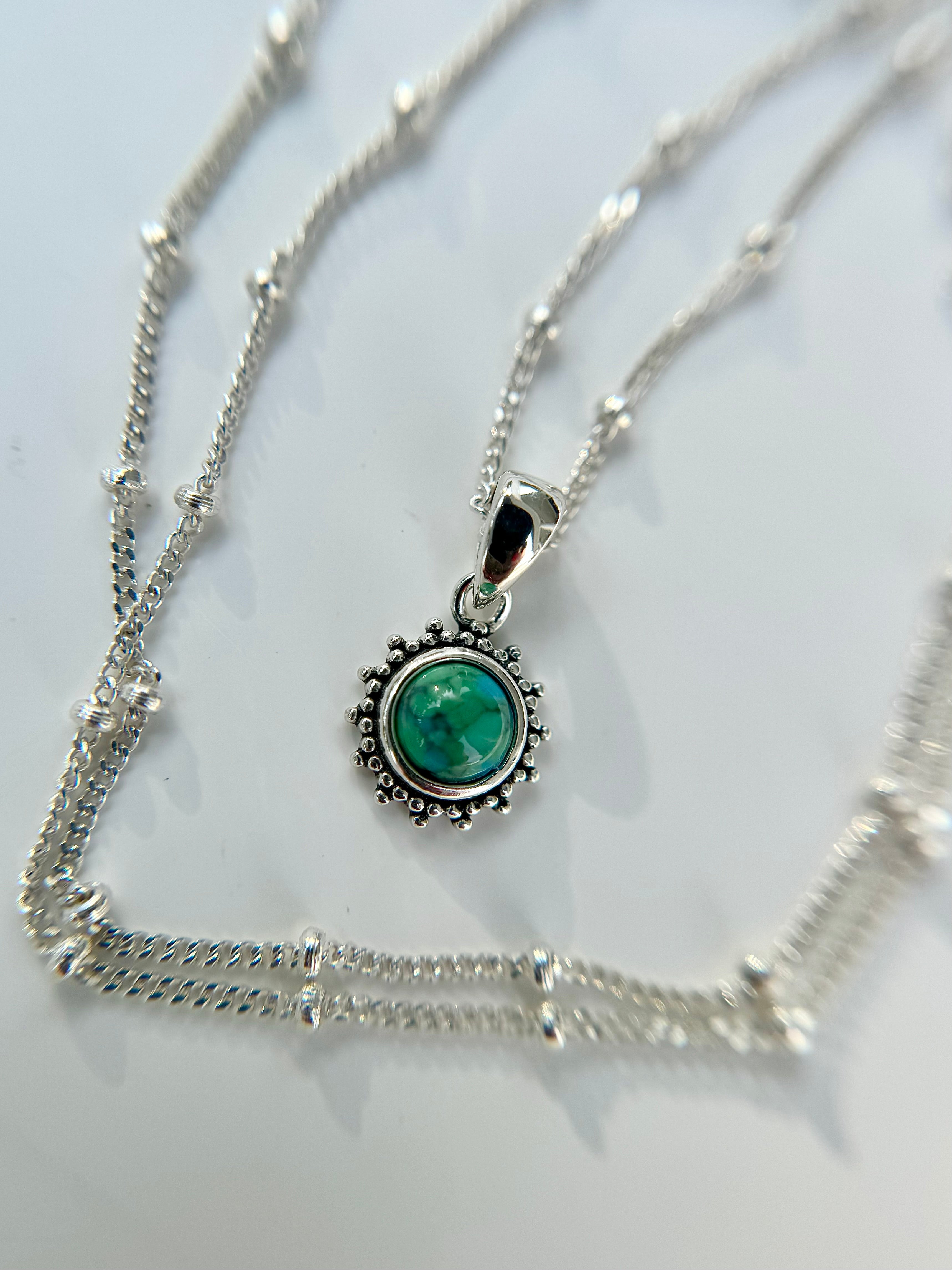 Necklace With Gemstone | Azul Necklace | Platazul