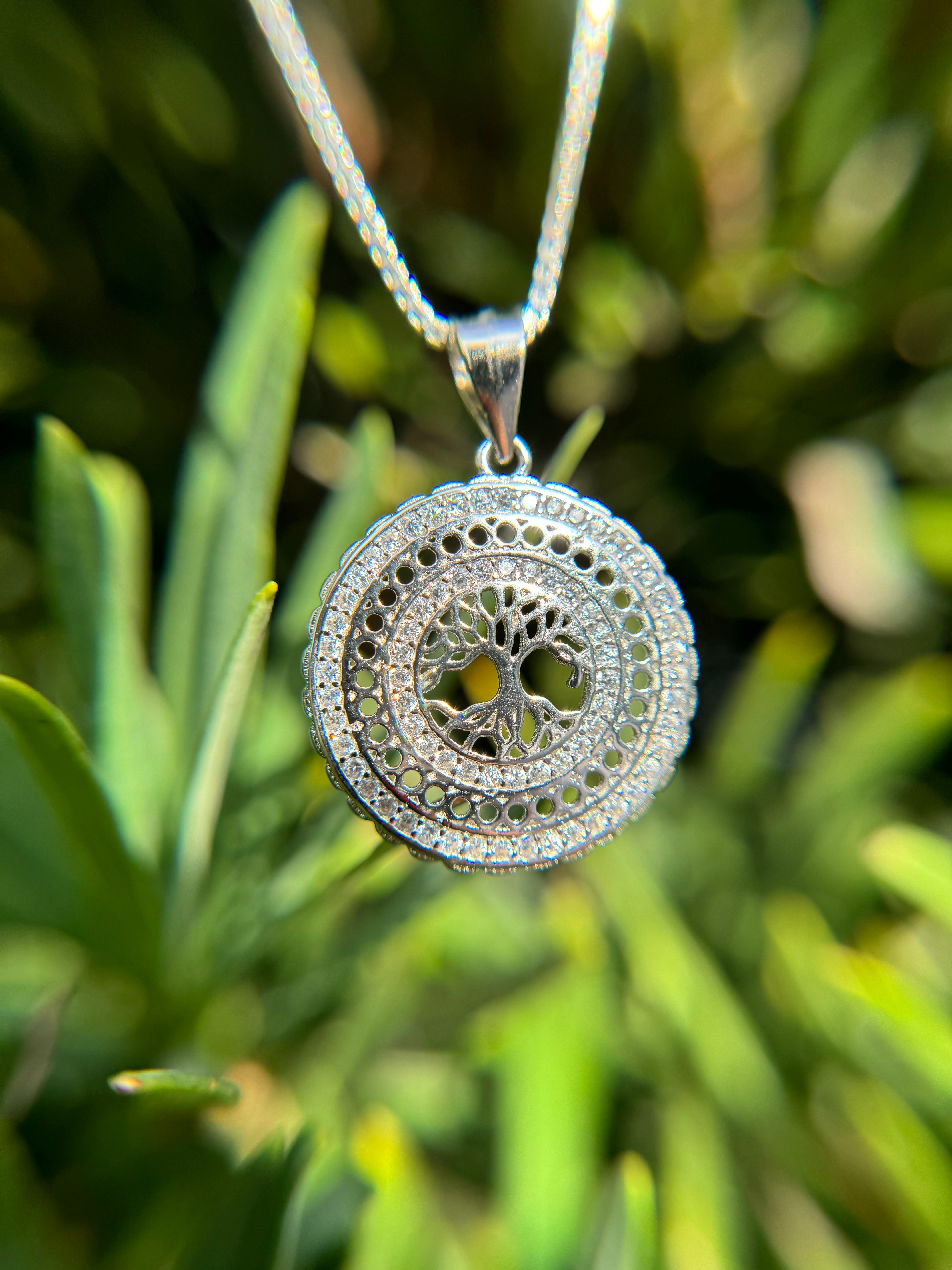 Zircon Pendant Necklace | Handmade Laura Necklace | Platazul