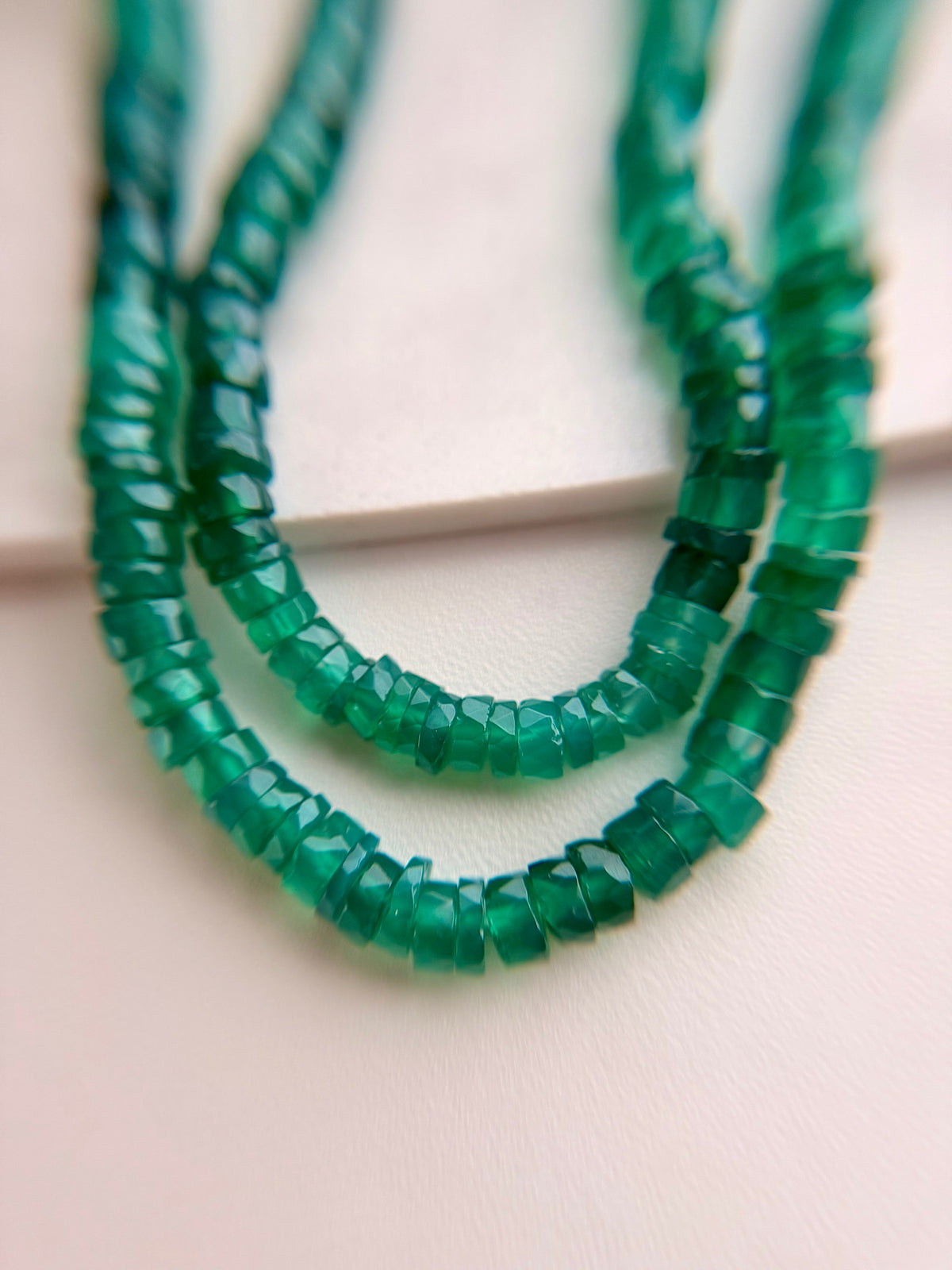 Natural Green Onyx necklace