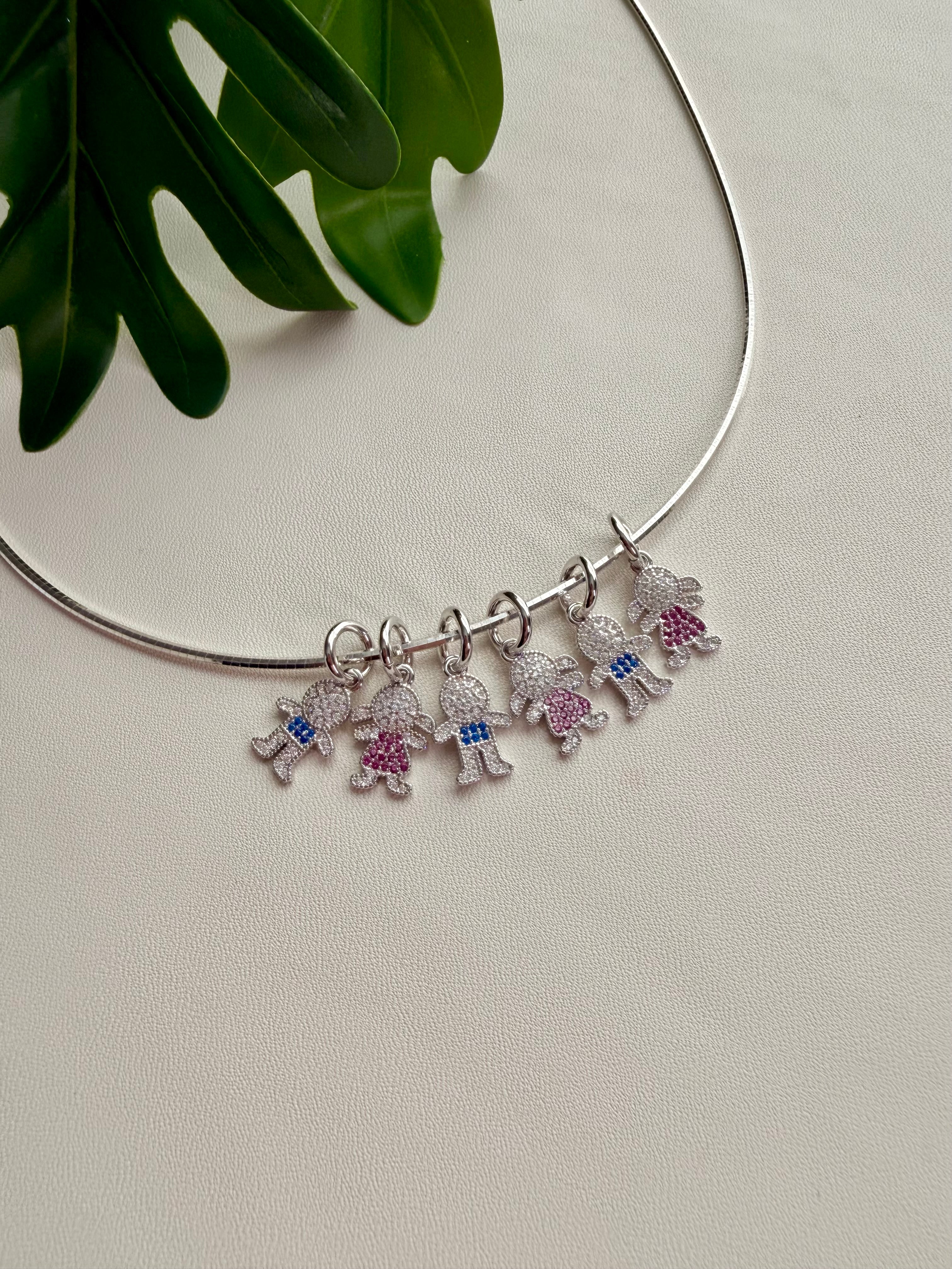 Sterling Silver 925 Boy & Girl Charms