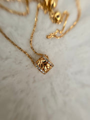 Oriana barrel necklace