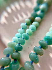 Hand Knotted natural Amazonite Necklace